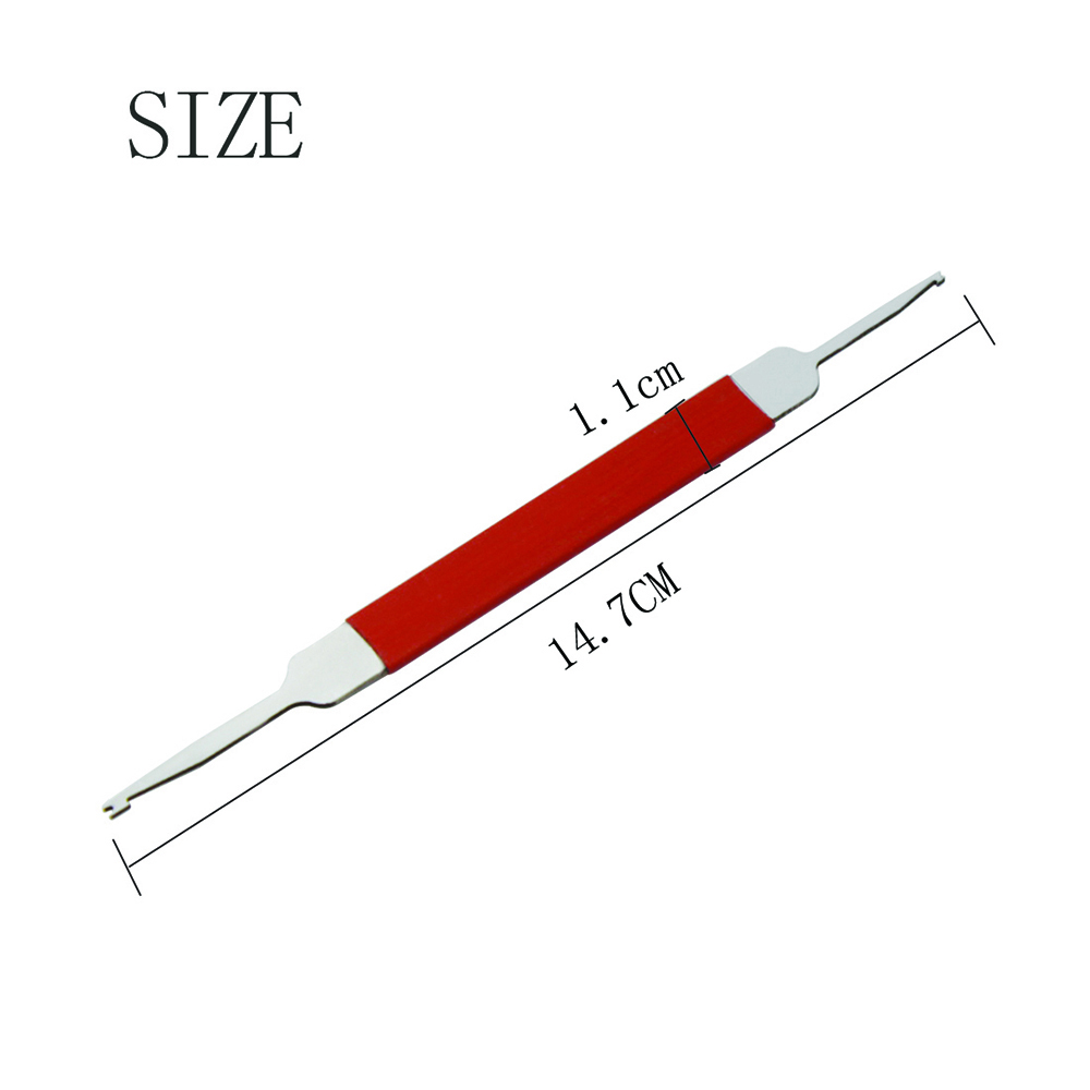 Saxophon Nadel Frühling Haken Holzblasinstrument Zubehör Doppel Haken Design Reparatur Werkzeug für Klarinette Oboe Sax Flöte – Detail 7