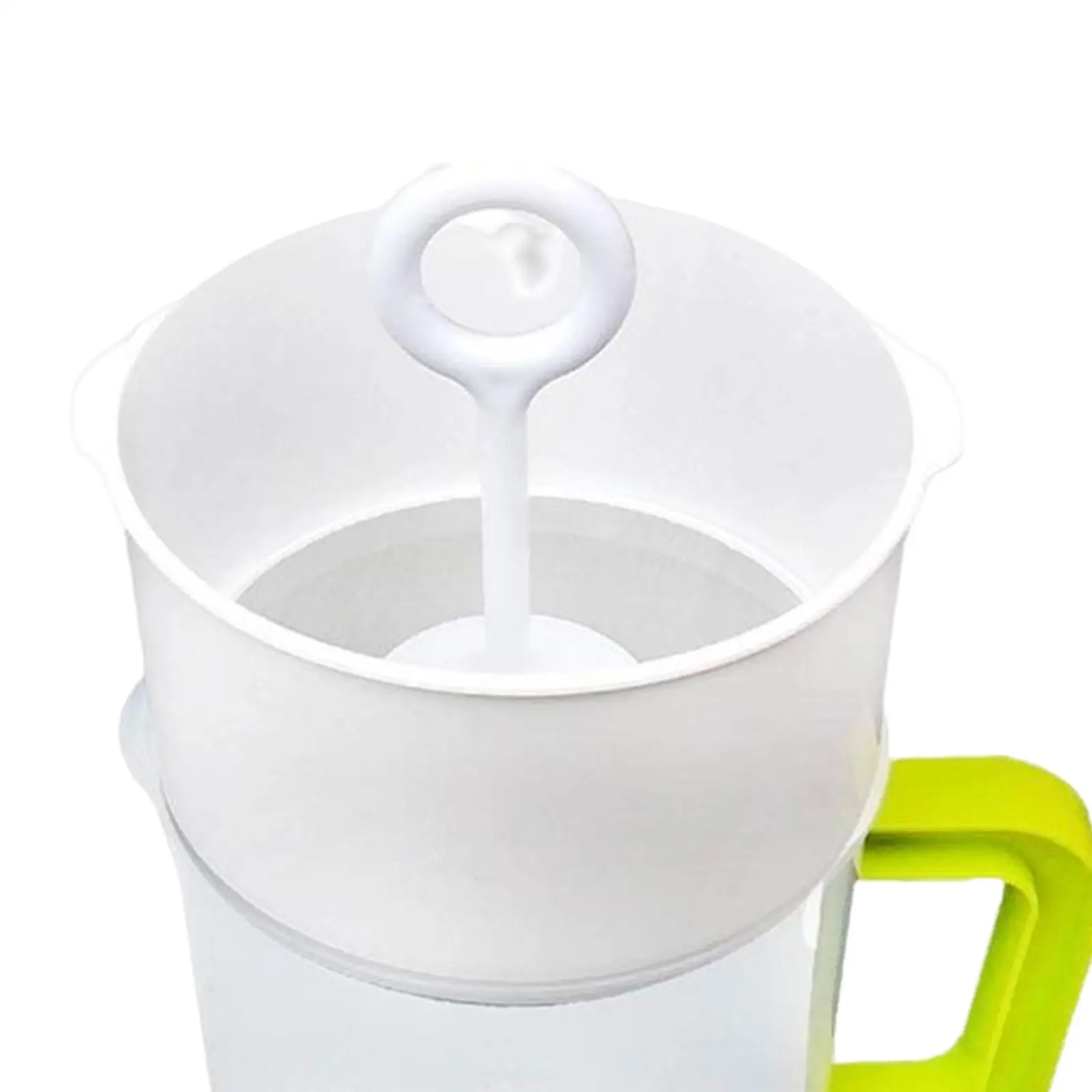 1.5 Quart Food Strainer Yogurt Strainer Maker with Pitcher Handle Press Stick Brush Soy Milk Juice Filter for Home Yogurt