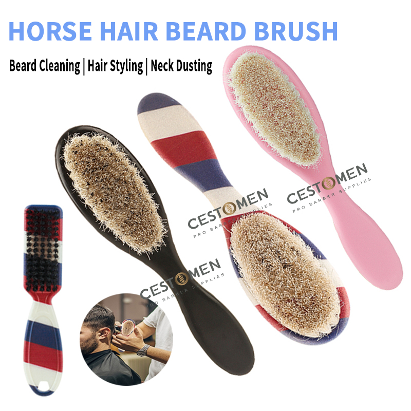 Best of New Professional Barber Hair Cleaning Brush Men Horse Hair Bristle Beard Brush Hairdressing Neck Duster Broken Hair Remove Tools Reviews & Tips