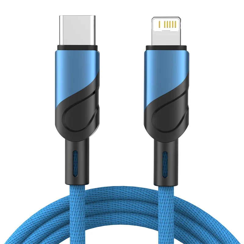 Nephy - Cable de carga rápida PD tipo C para iPhone, Cable de iluminación USB para iPad, 14, 14pro Max, 13, 12, 11, Xs, Xr, X, 20W, 27W