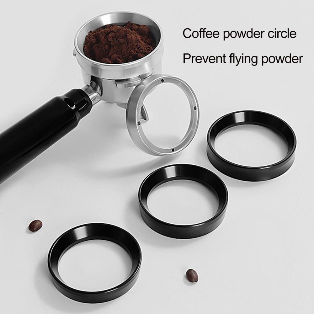 Description Picture 4 of itemCoffee Powder Ring Aluminum Alloy Coffee Ring Barista-approved Espresso Tools Aluminum Dosing Funnel with 4 Magnets for Brewing