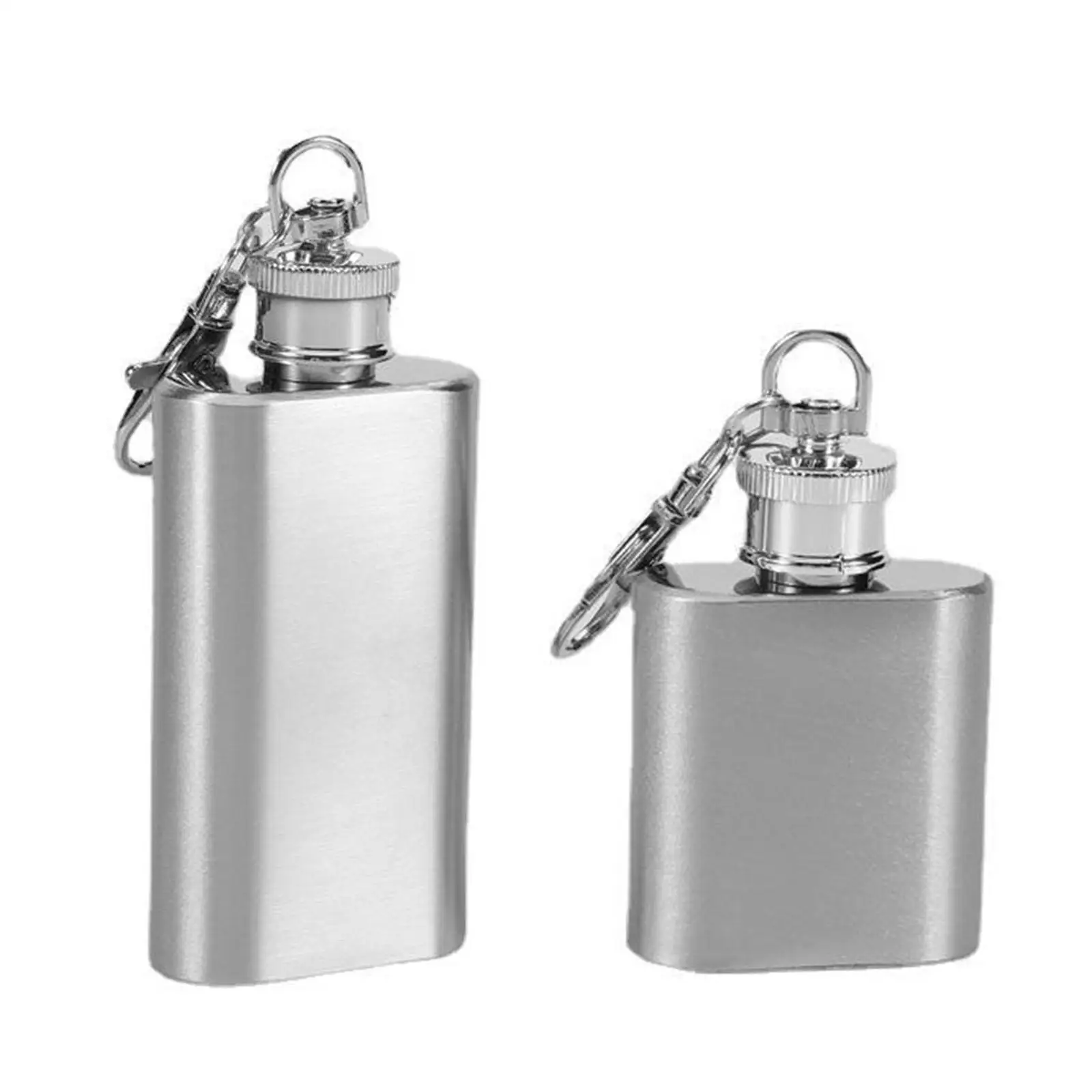 Liquor Hip Vacuum Flasks Portable Drink Bottle with Screw Cap Gifts Flagon for Travelling Barbecue Party Climbing Camping