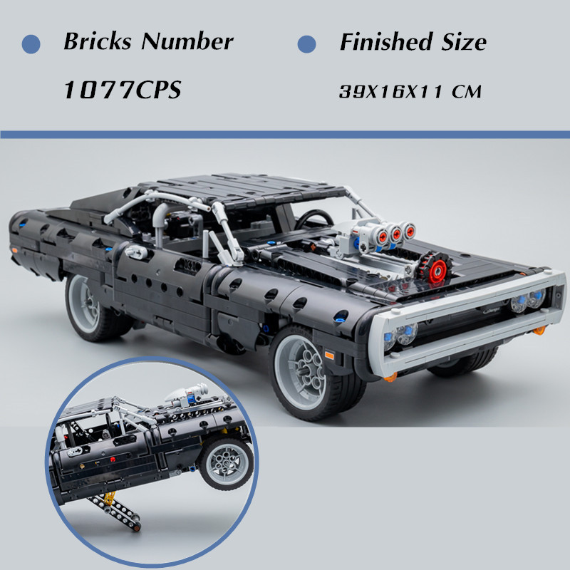 Generic Technical Sports Car Dom Dodged Forded Tech Racing Cars Block Racing Chargers Jumia