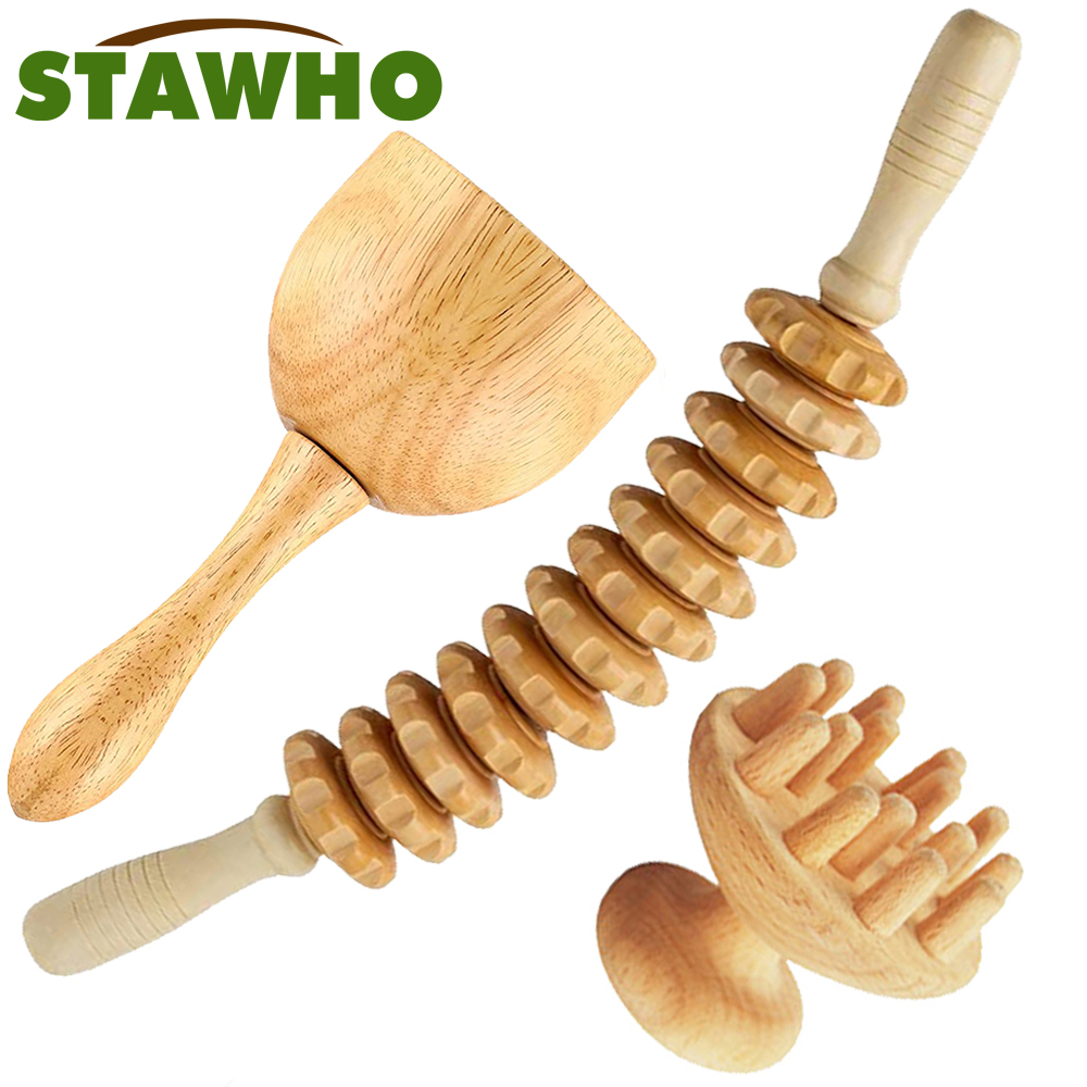 Best of Wood Therapy Massage Tool Lymphatic Drainage Massager Wooden Swedish Cup Mushroom Massager Anti Cellulite Fascia Massage Roller Reviews & Tips