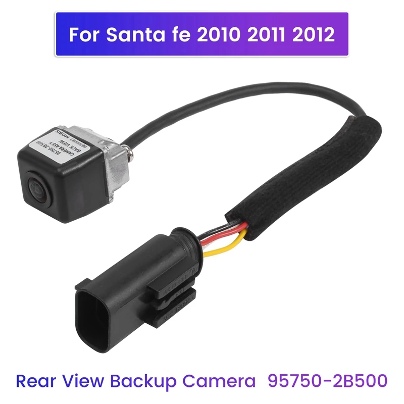 Price Review 1 Piece Car Assist Backup Camera For Hyundai Santa Fe 2010 2011 2012 95750-2B500 / 957502B500 Online Shop