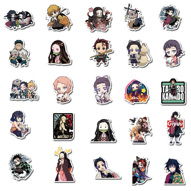 Demon Slayer: Kimetsu no Yaiba Sticker Zenitsu & Inosuke Oni Taiji Ver.  (Anime Toy) - HobbySearch Anime Goods Store