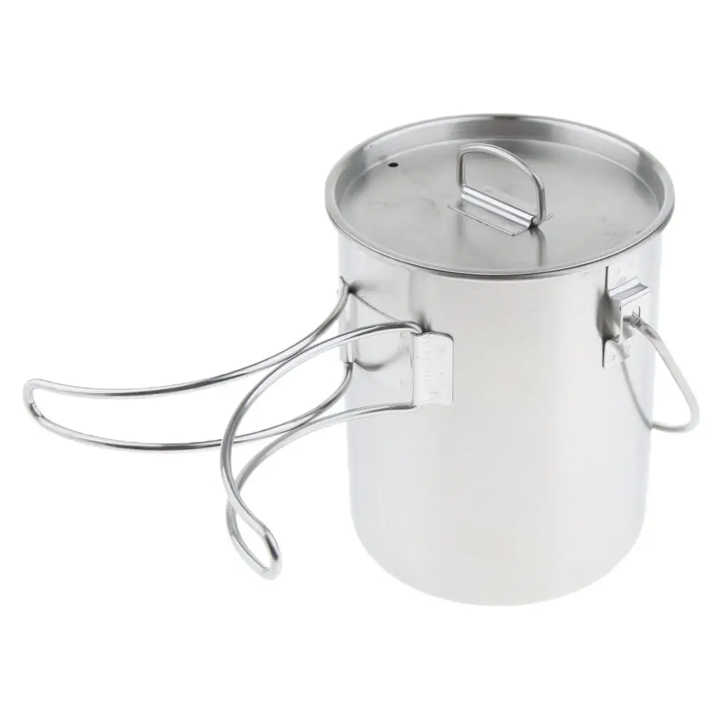 Lightweight Loop Handle  Kettle for Outdoor Picnic Camping Hiking