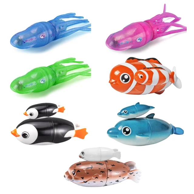 Fish Boat Floating Toy Bathtub Toy for Baby Battery Powered Educational Water  Swimming Pool Toy Shower Gift for Infant - AliExpress