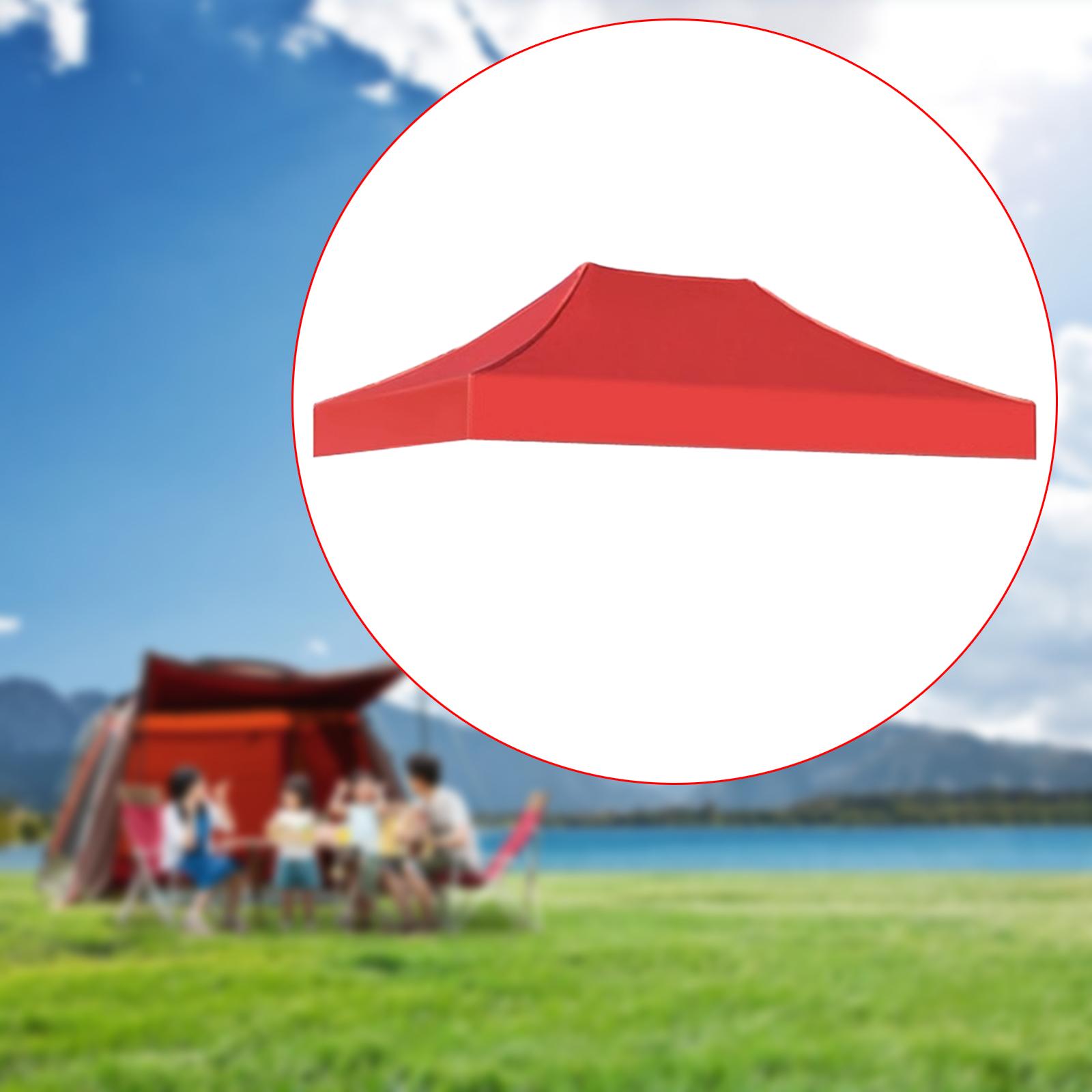 Canopy Top Cover Oxford Fabric Rainproof Thickened Replacement Gazebo Roof Canopy Tent Top for Outdoor Canopy Summer Beach Patio