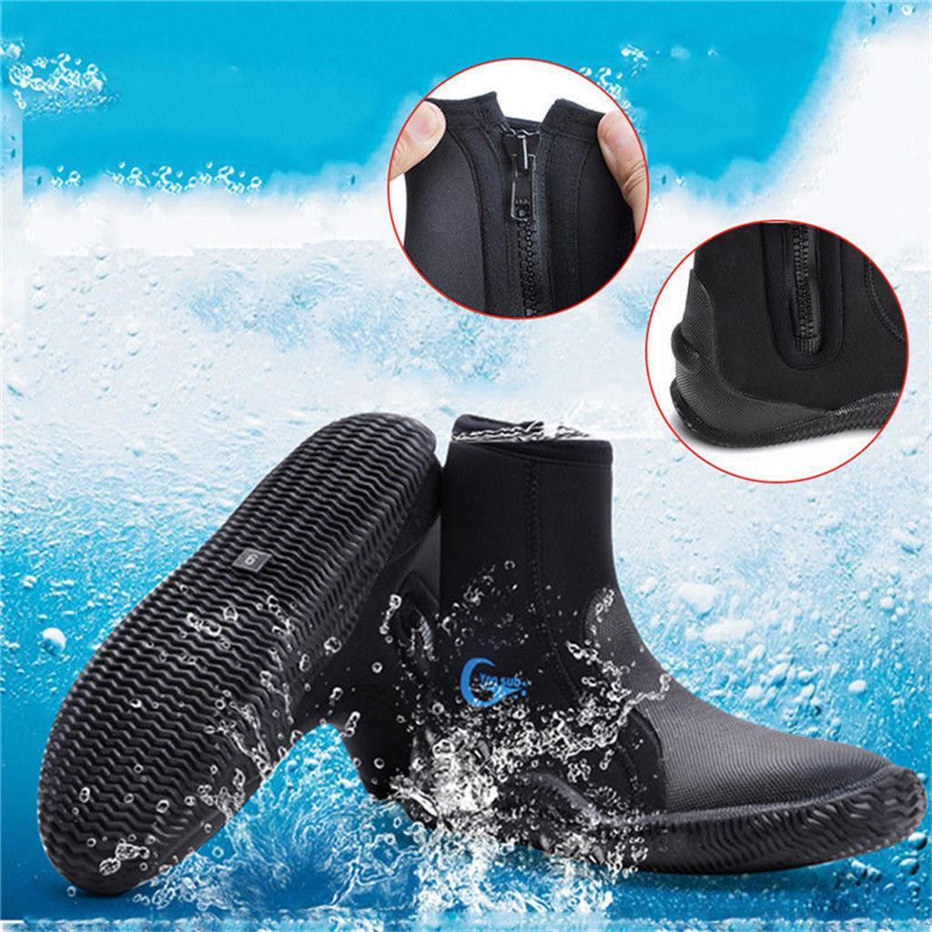 Description Picture 2 of itemProfessional 5mm Neoprene Scuba Diving Boots Surfing Swim Water Sports Canoe Kayak Warm Boots Shoes Wetsuit Boots for Snorkeling