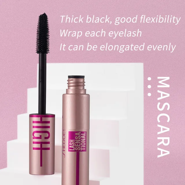 Pink Eye Black Is Thick Long And Curly It Is Not Easy To Get Dizzy When  Holding Makeup It Is Thin For Beginners Dime Mascara - AliExpress