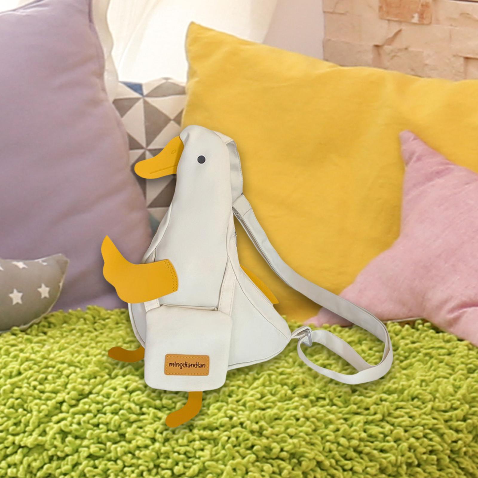 Duck Shoulder Bag Shopping Bag Wallet Cute Chest Bag for Work Gym Vacation