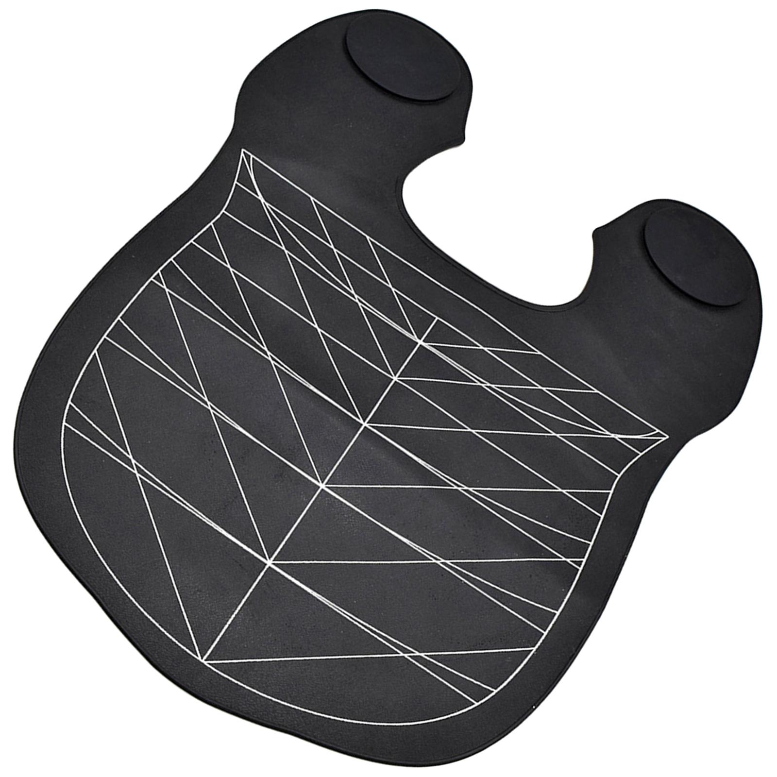 Salon Barber Cape Barbershop Washable Home Cutting Collar Neck Guard Black