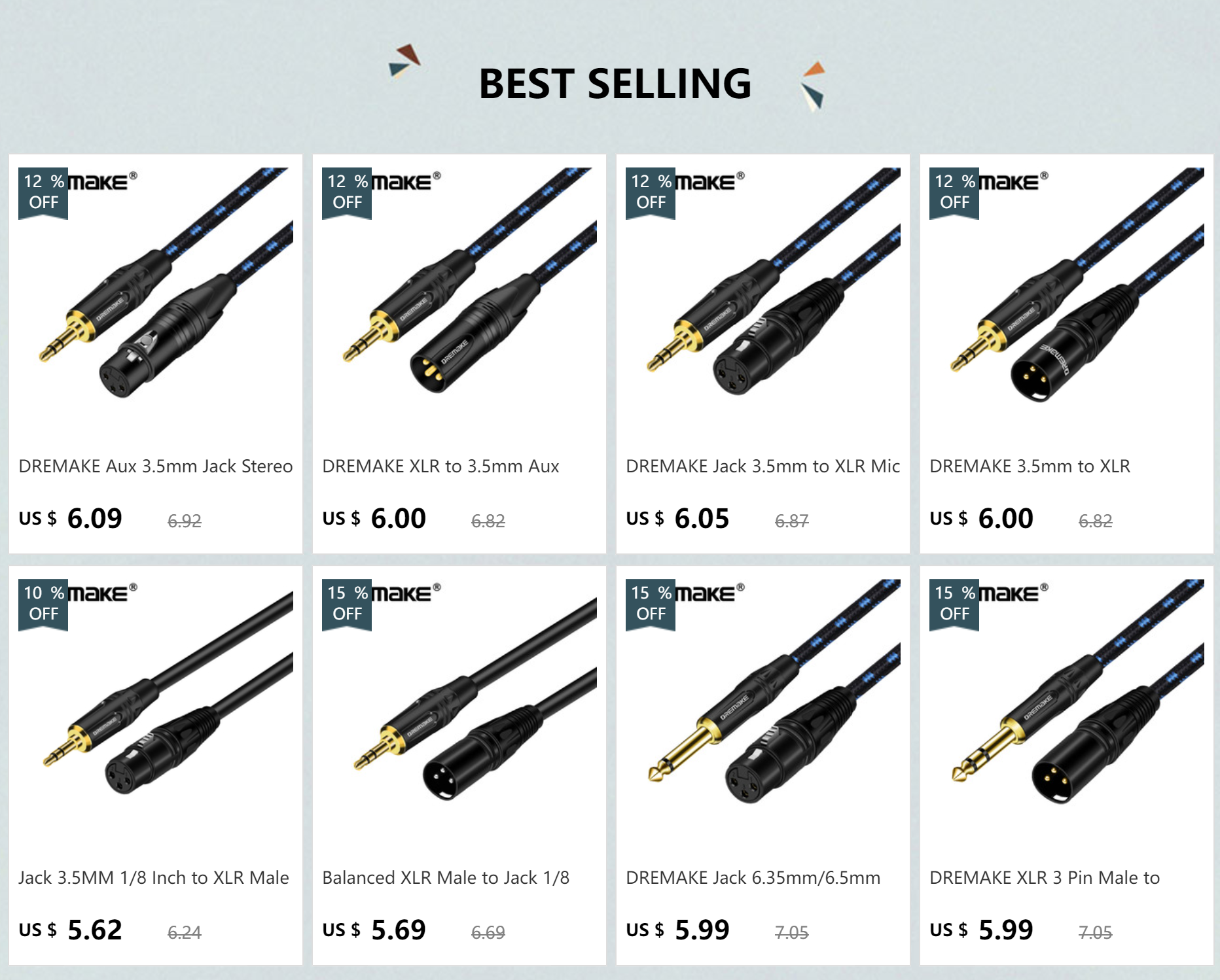 Generic Jack 3.5MM 1/8 Inch To XLR Male To Female Cable, XLR 3 Pin