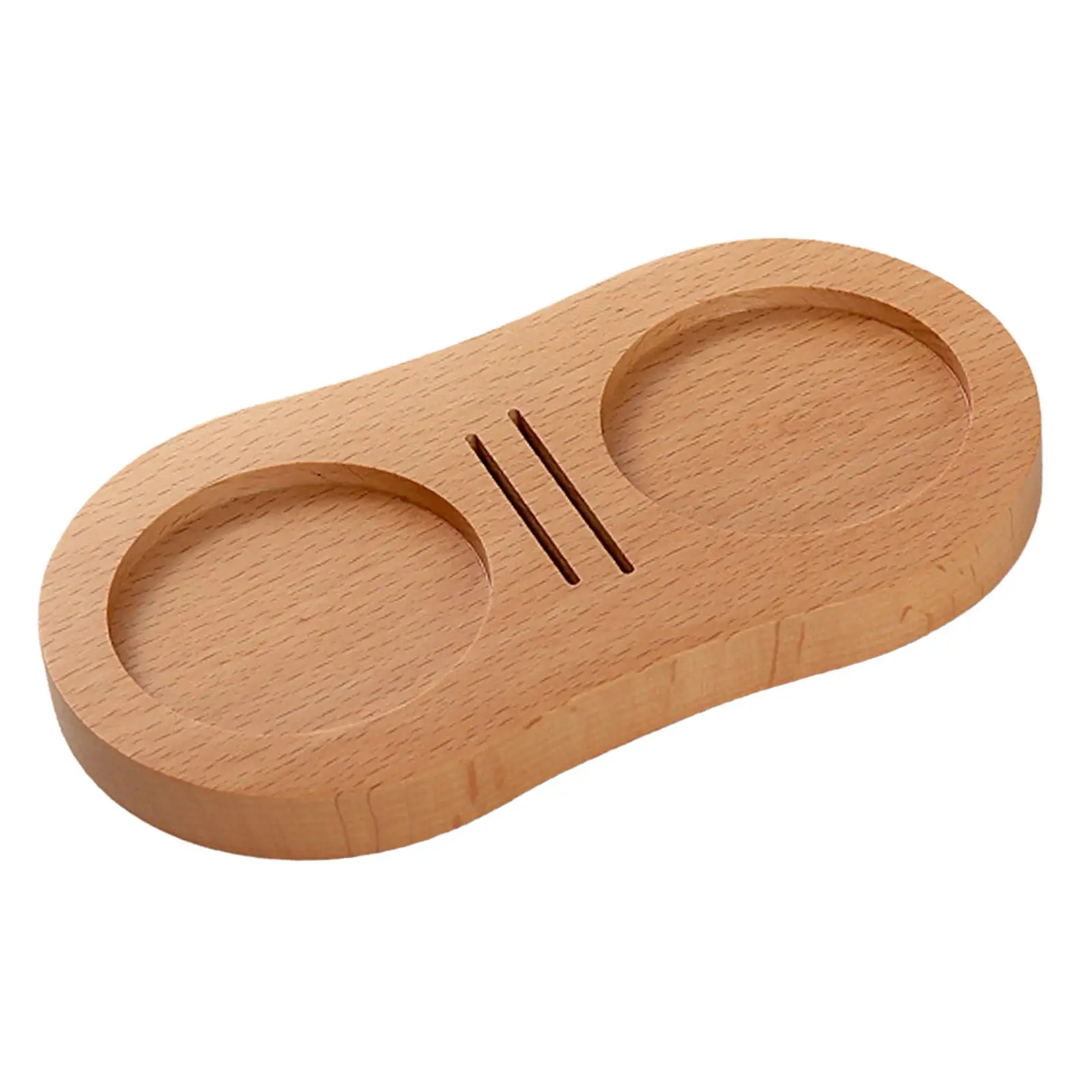 Wooden Coffee Tamper Holder Coffeeware Mat Non Slip Multifunctional Espresso