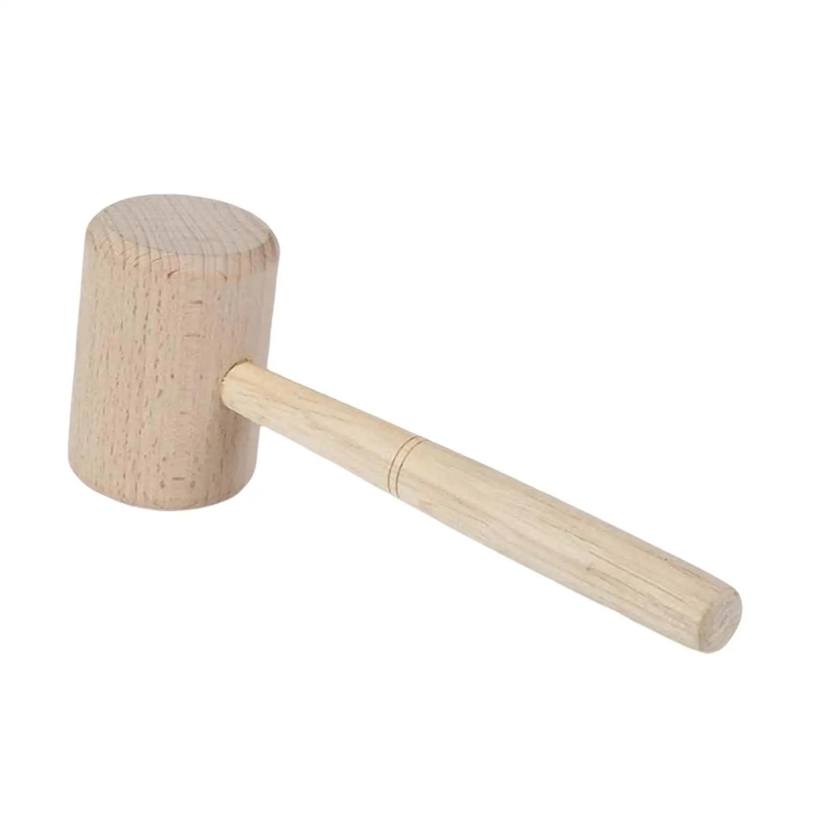 Beech Solid Wood Mallet Professional Woodworking Hammer Hand Hammer Accessory Vintage Wooden Mallet Wooden Hammer for Leather