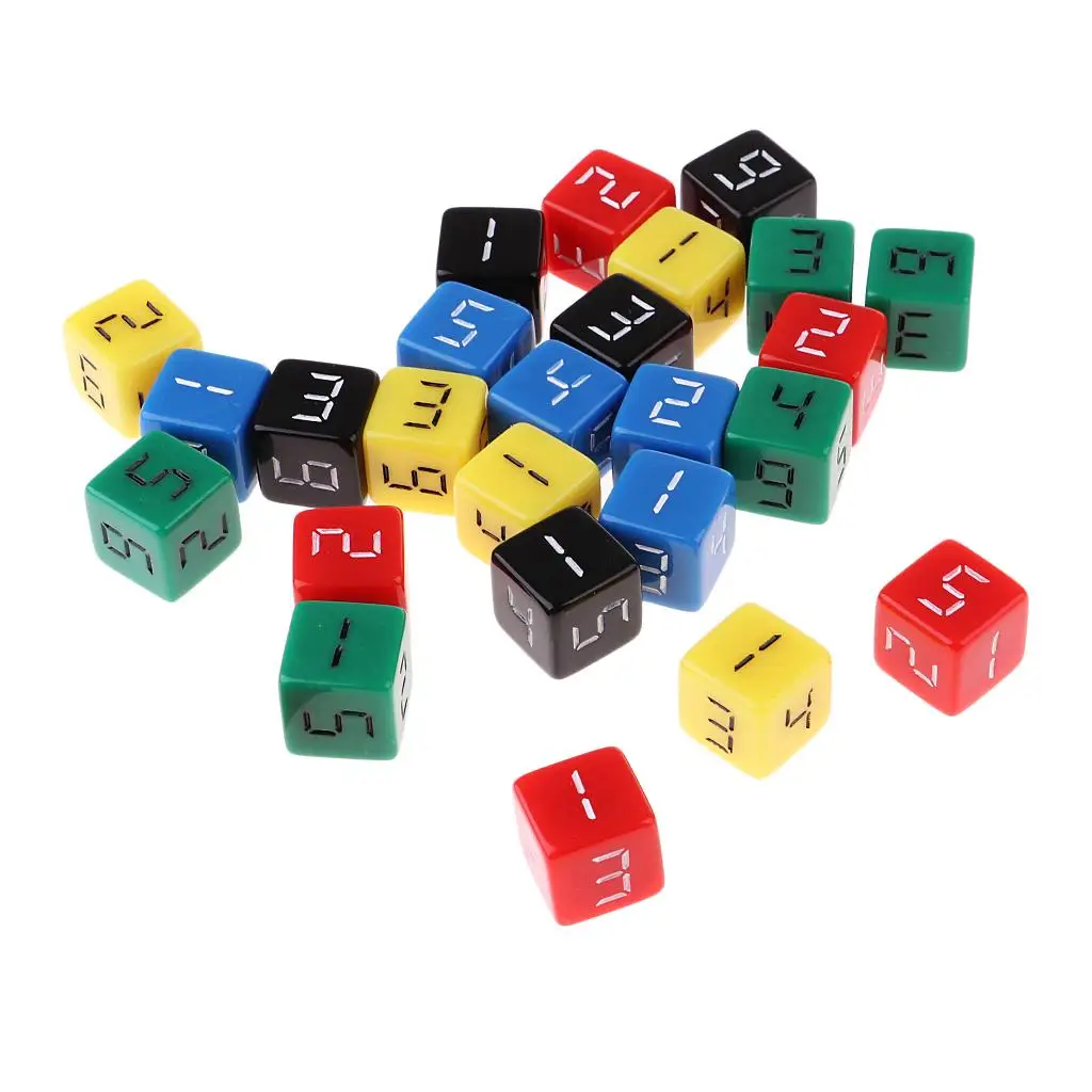Six   Side   Dices   6 - Die   D6   Digital   Dice   Set   for    DND   Game