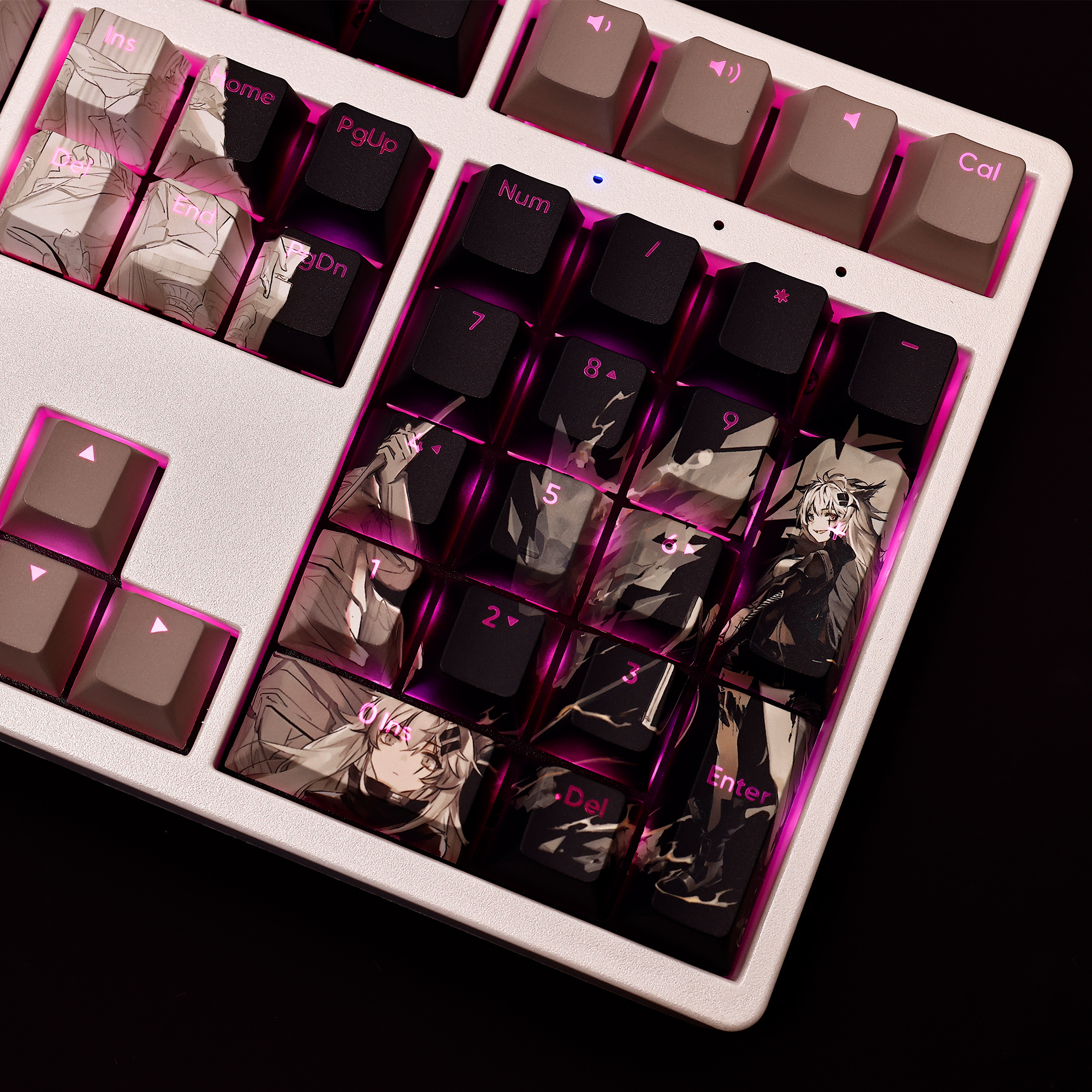 Beauty Girl Custom Key Caps, altura cereja,