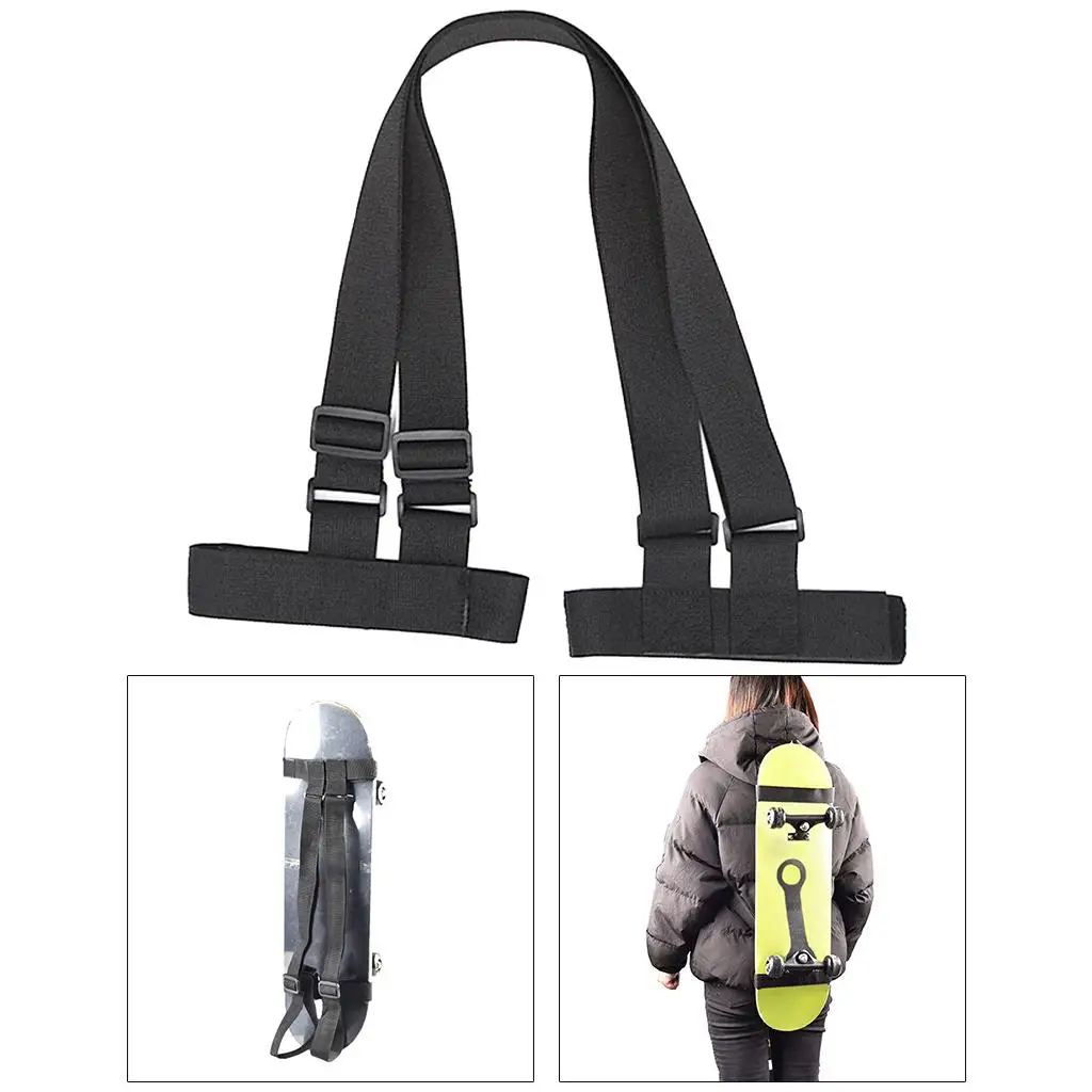 Skateboard Backpack Carrier Skate Board Backpack Shoulder Strap Snowboard