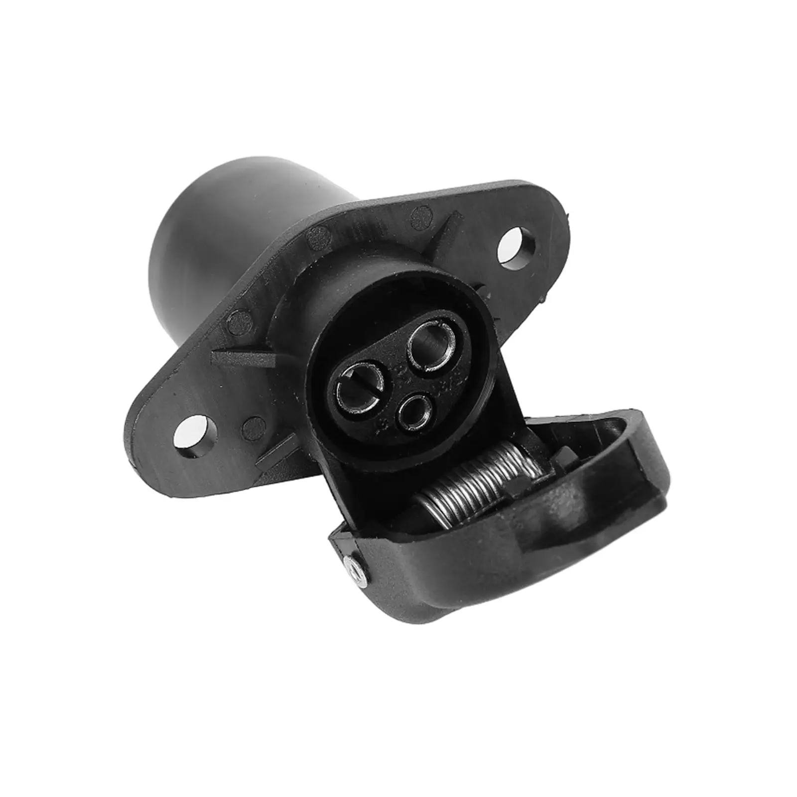 Plug Socket Trailer Connector RV 12V Accessories Round Towing for Commercial Vehicle Van Boat Auto Electrical Caravan Truck