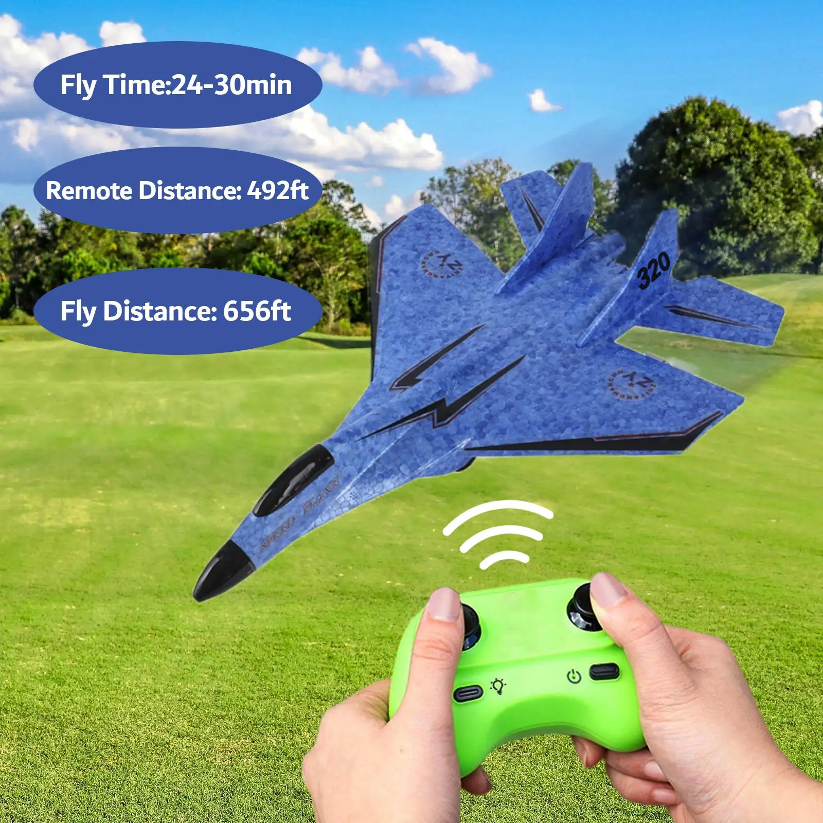RC Glider Foam Model Remote Control Aircraft RC Plane Toy Easy to Control