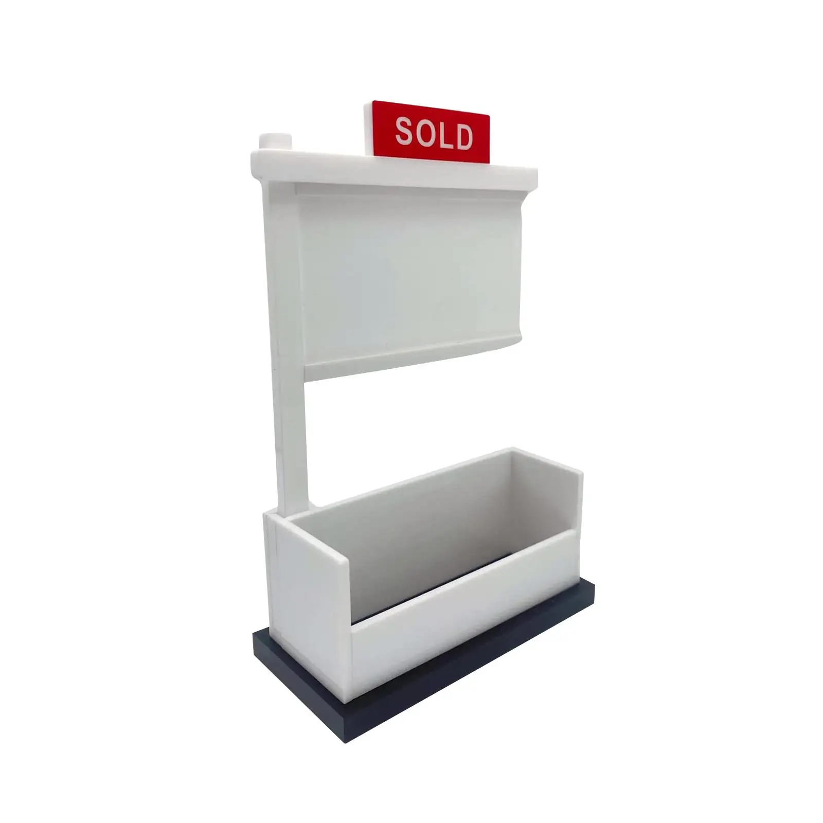 Business Card Holder Shelf Transparent Cardholder Ornaments Card Stand for Realtor for Business Office Tabletop Countertop