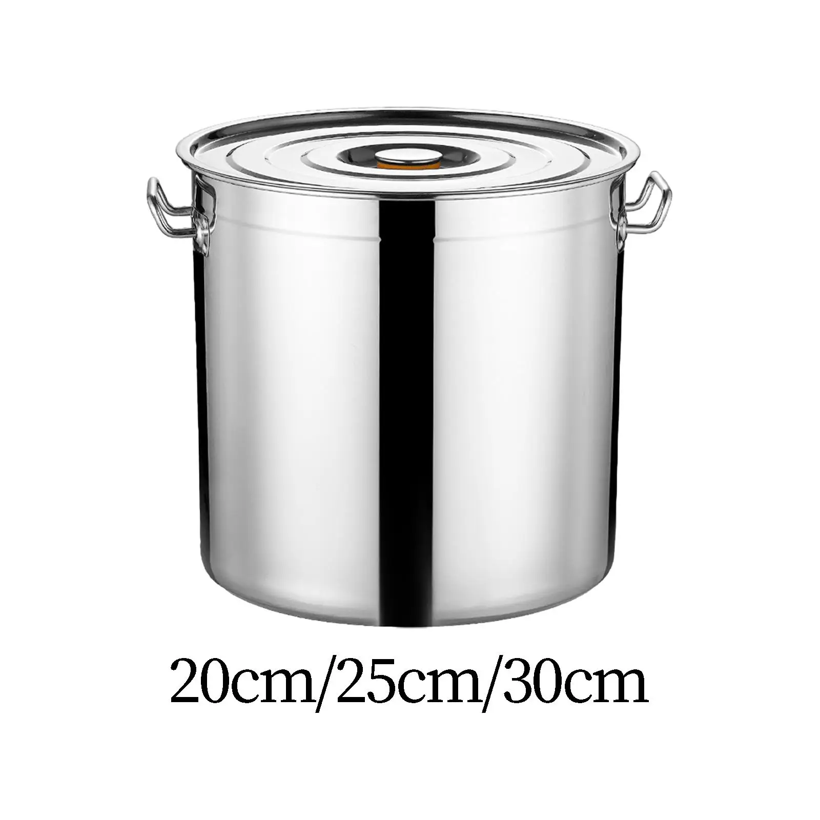 Stainless Steel Cookware Stockpot Tall Cooking Pot Professional Cookware Large Soup Pot for Hotel Commercial Canteens Household