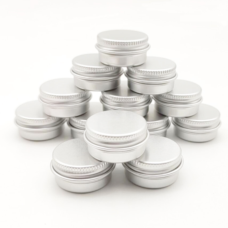 Best of 100pcs / LOT 10G 10ml Empty Aluminum Tins10cc Candle Spice Tins Cans With Screw Lid Containers Cosmetic Packaging Container Reviews & Tips