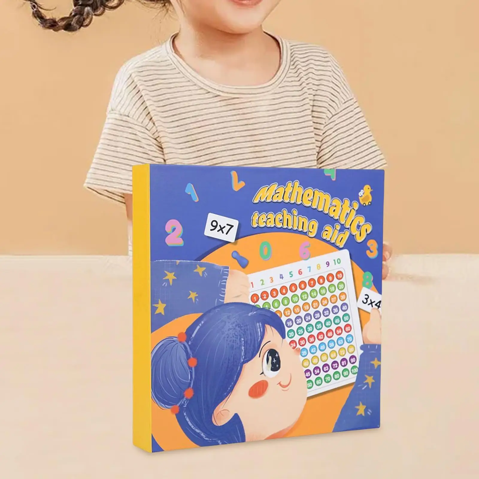 Board Game Parent Child Interaction Montessori Teaching Aids Math Teaching Aid Box Multiplication Board Game for Gift Home Kid