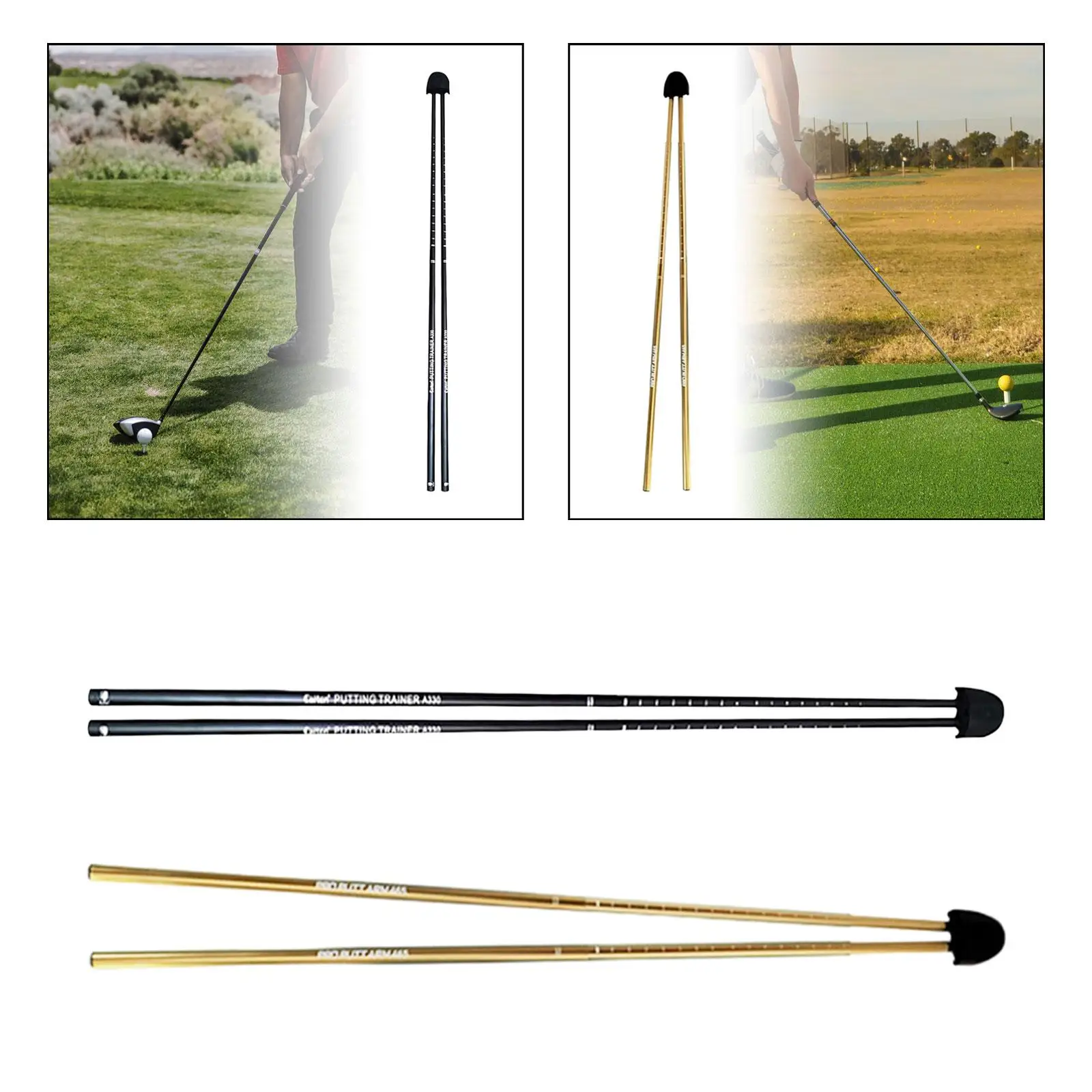 Golf Putting Training Aid Golf Putting Auxiliary Practice Portable True Pendulum