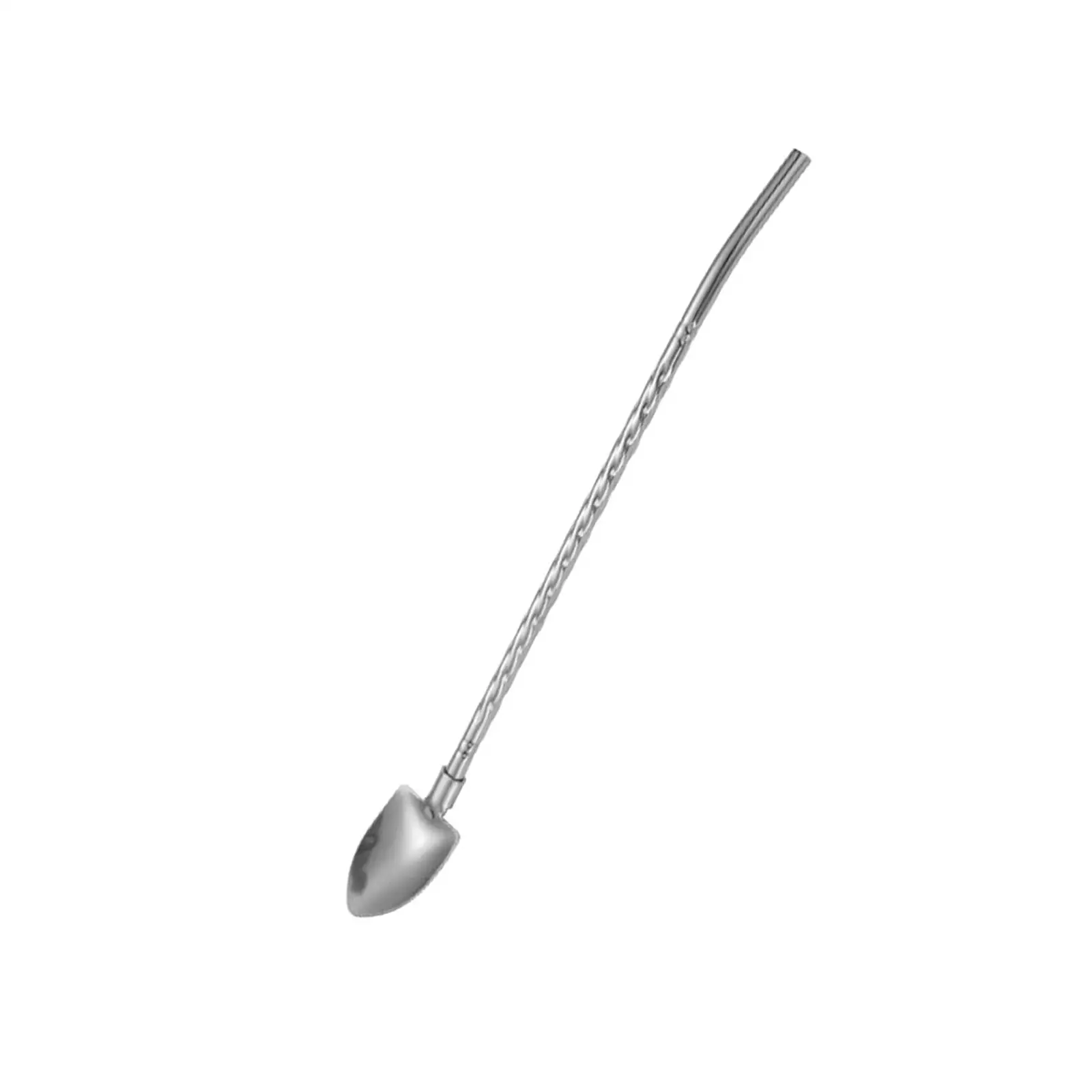 Stainless Steel Straw with Long Cleaning Brush Drinking Straw for Ice Cream