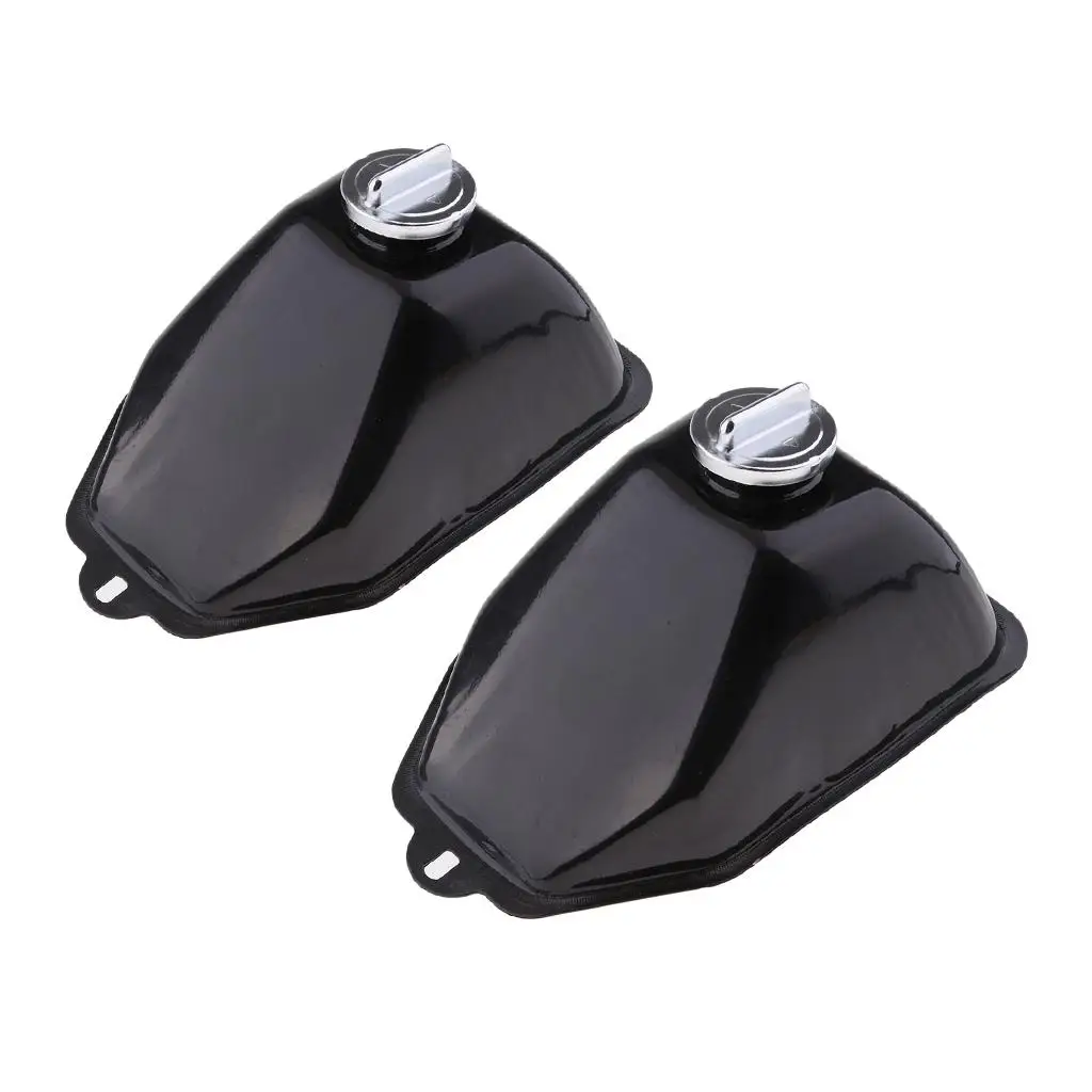 2pcs Fuel Gas Tank W/ Cap for Chinese Made 50cc 125cc Youth ATV 