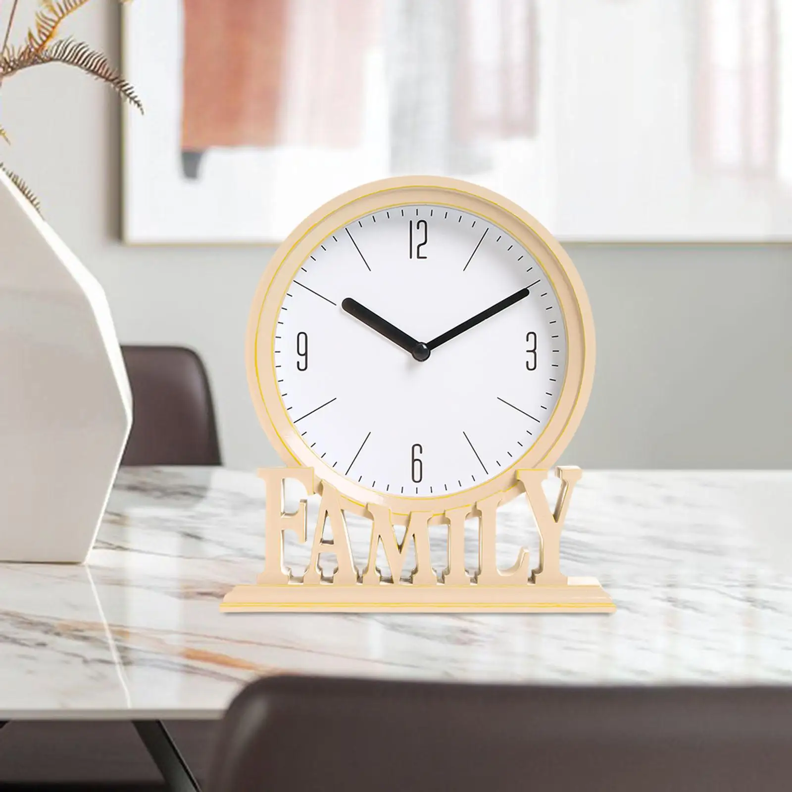 Desk Clocks, Easy to Read Decorative Mantel Clocks for Family Not , Vintage
