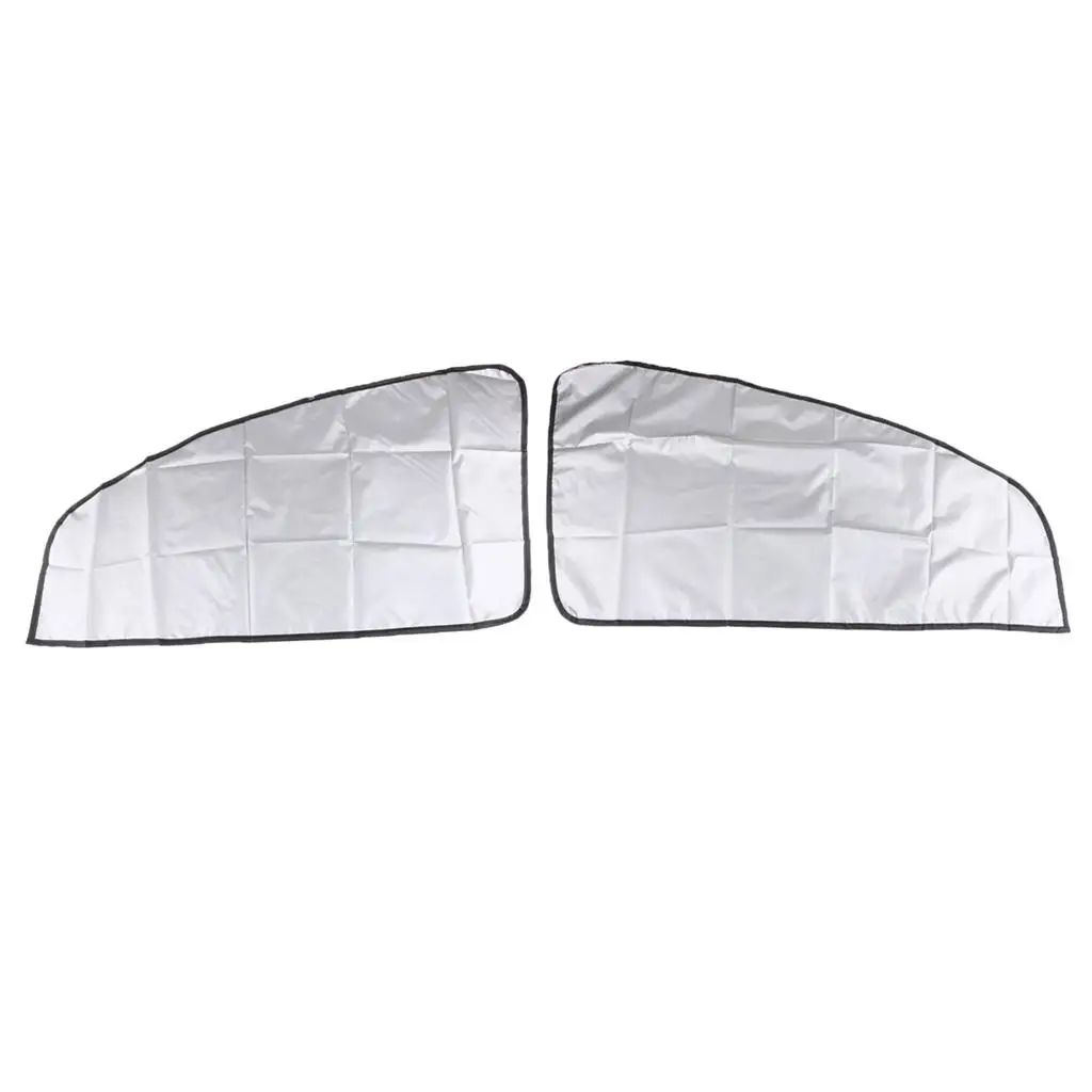 1Pair   Sun Protector Cover Double Side for Car Oblique Window