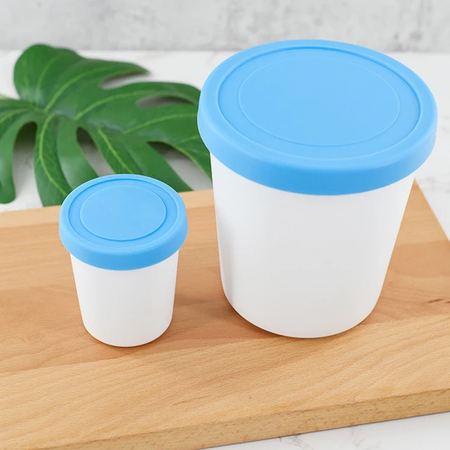 Sealing Cylindrical Ice Cream Container Reusable snd Odorless Ice Cream  Container for Making Milkshake and Smoothie - AliExpress