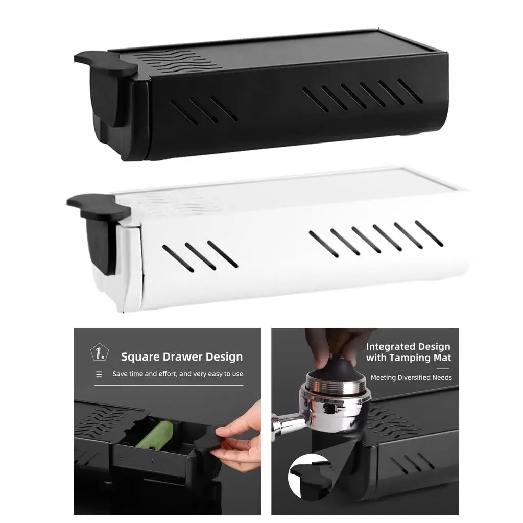 Professional Coffee Espresso Grounds Residue Knock Box Drawer Espresso Accessories Innovative Barista Tool for Home Office