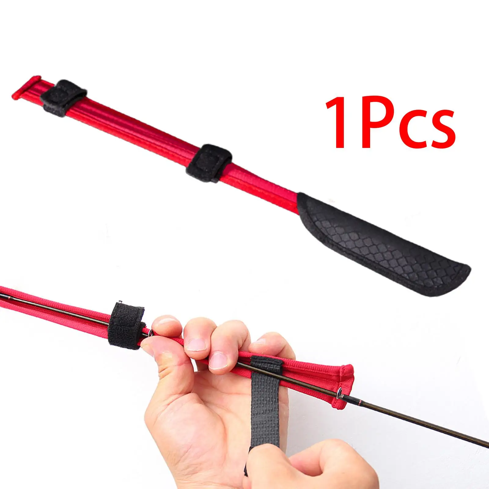 Carbon Fishing Pole Tip Accessory Surf Fishing Rods Fishing Rod Socks Cases Head Cover Full Protection Protective Cover Sleeve