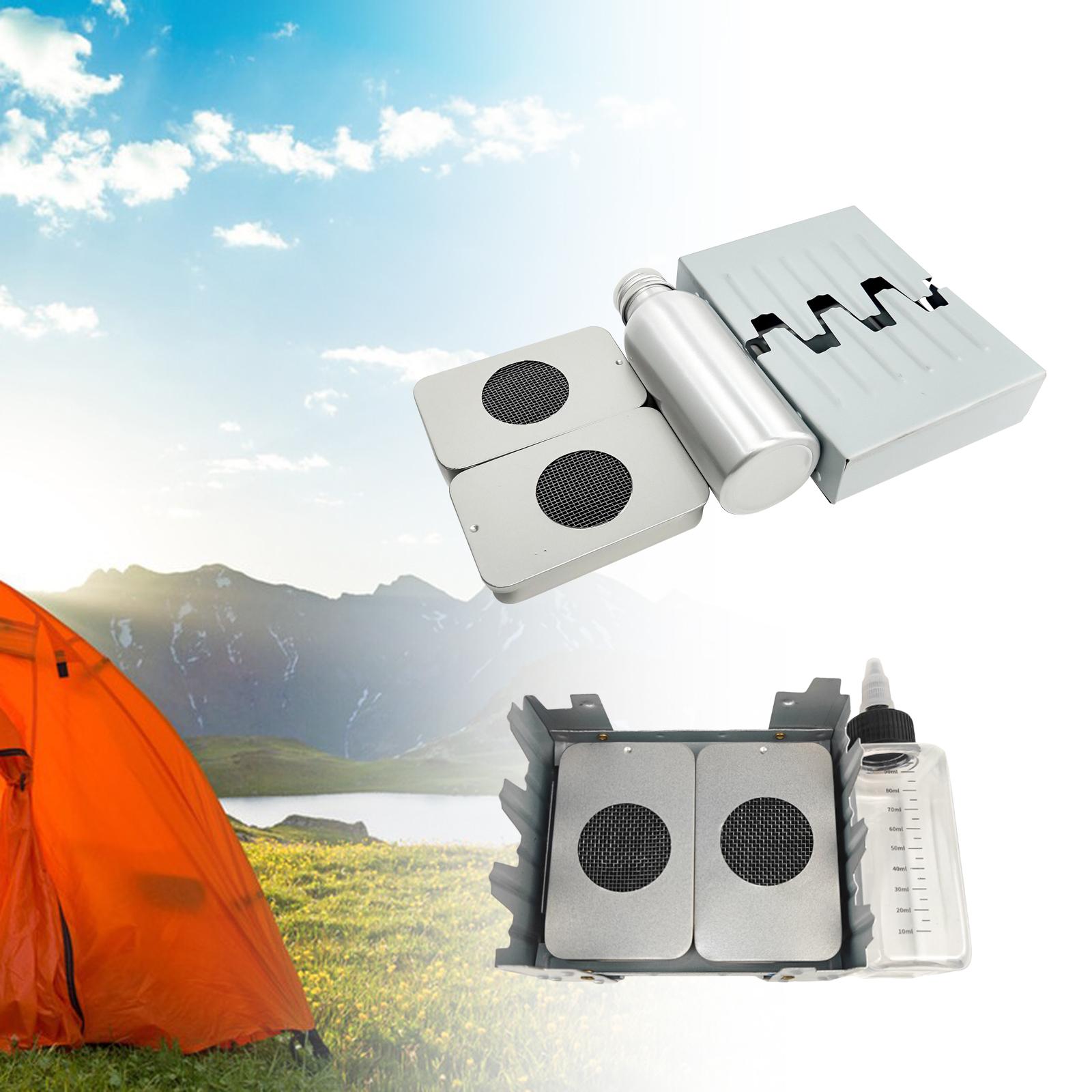 Mini Camping Stoves Set DIY Accessories Lightweight Storage Pocket Heater for