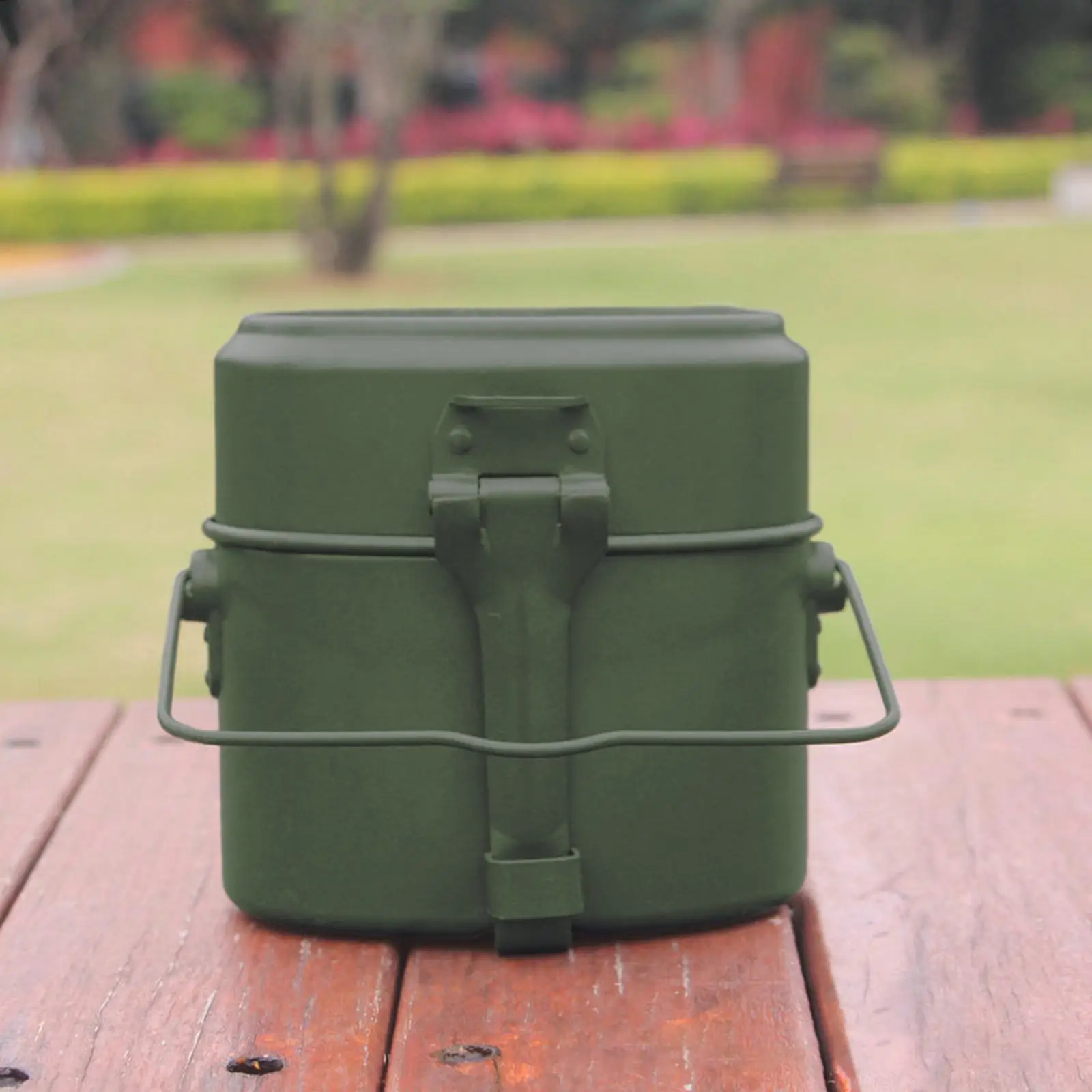 3Pcs Lunch Box Aluminum Alloy Cookware for Camping Outdoor Food Container