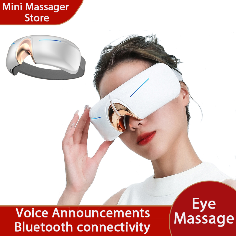 Best of Smart Wireless Bluetooth Music Eye Protector Foldable Eye Protector Air Pressure Vibration Hot Compress Kneading Eye Massager Reviews & Tips