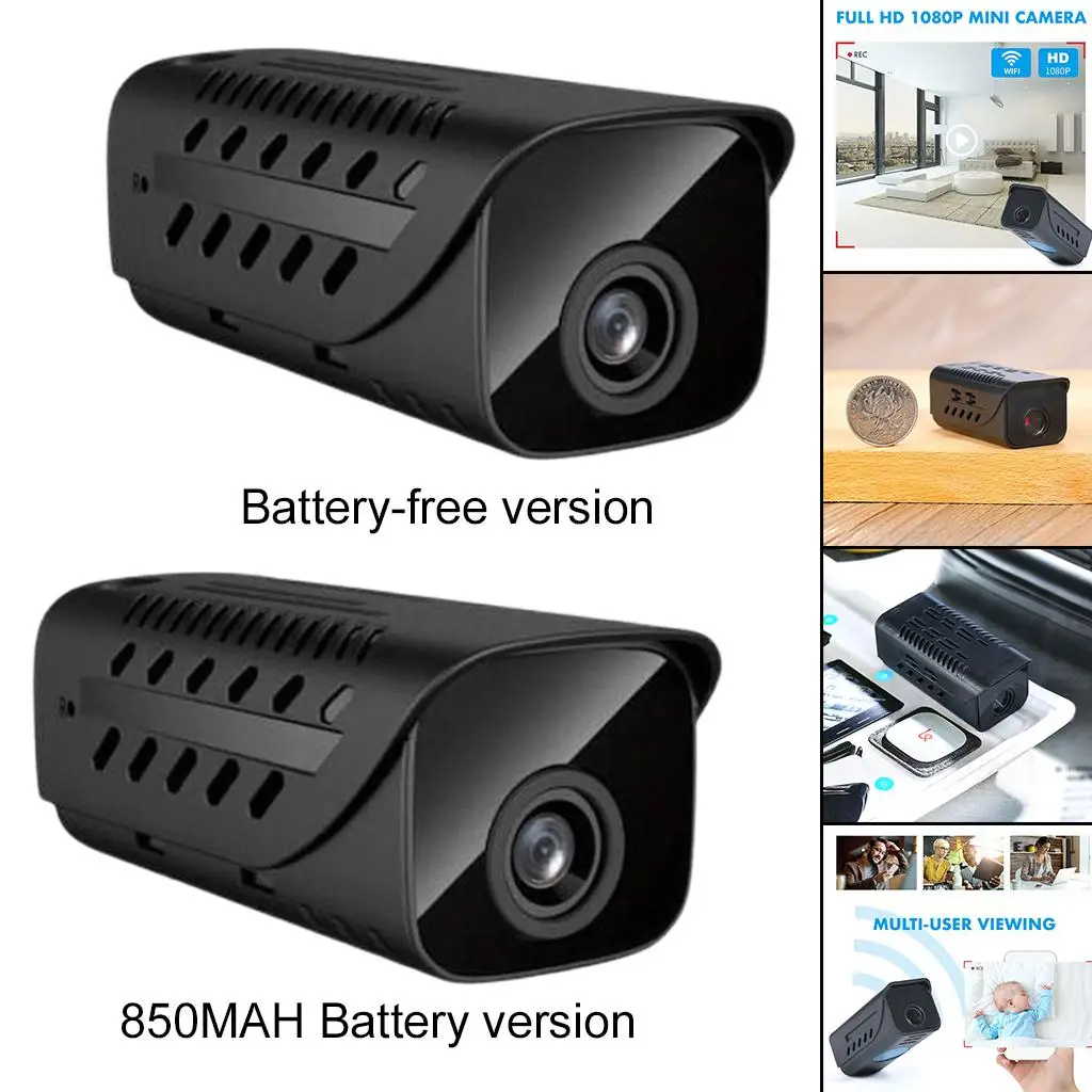 1080P HD WiFi Camera Network Surveillance Night cam Activity Alert Baby Monitor Infrared for Car Vedio Recording Store