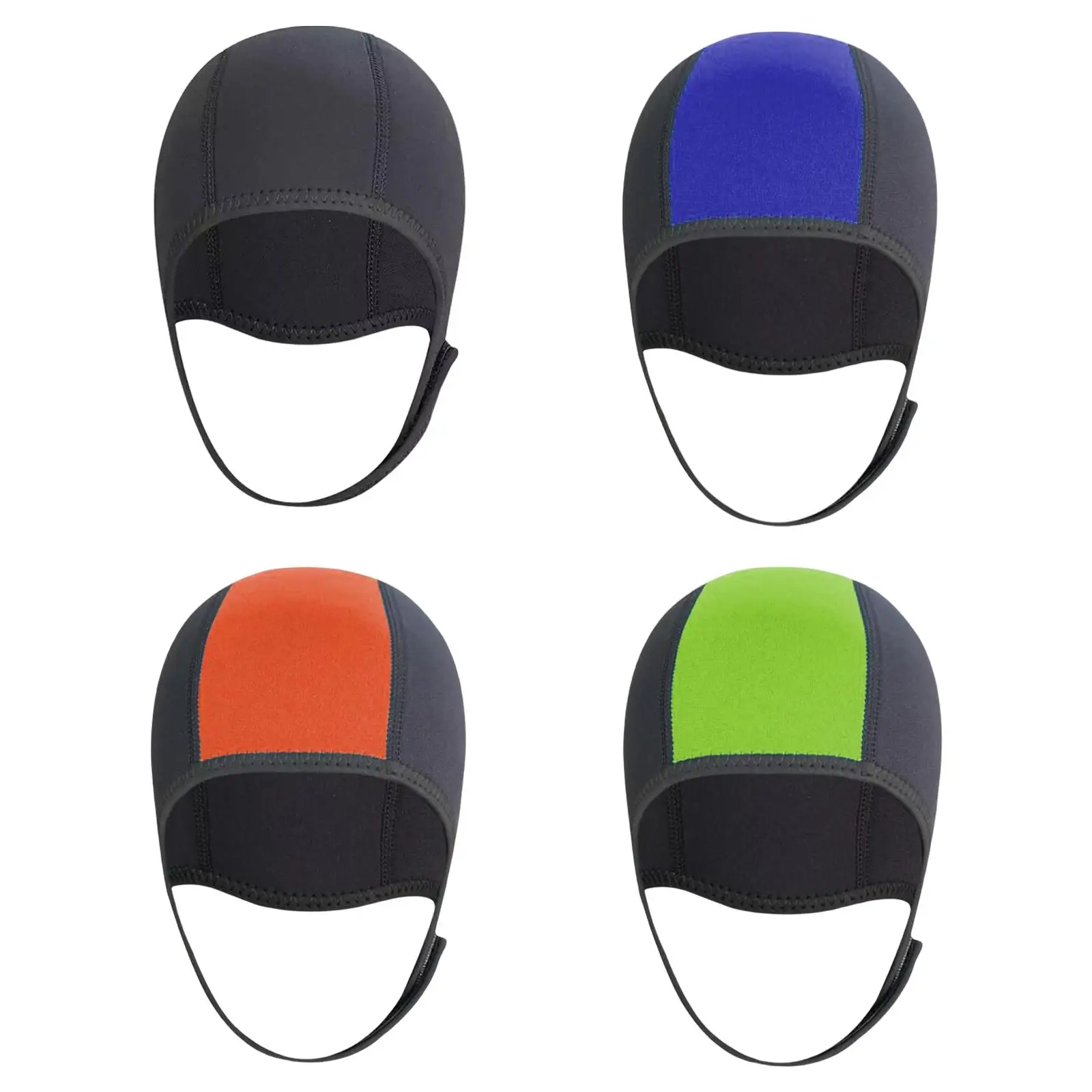 3mm Neoprene Scuba Diving Hat Winter Warm Adjustable Head Cover Wetsuit Thermal