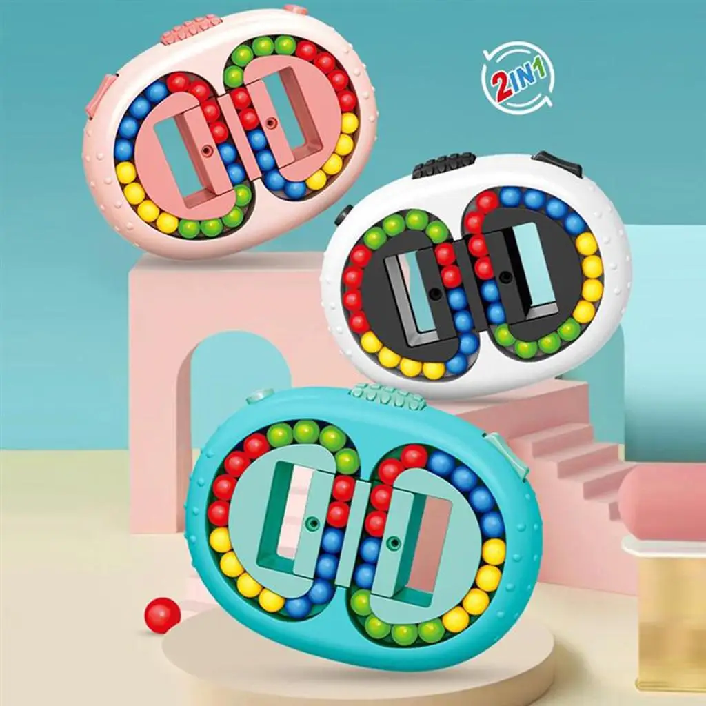 Cube s for Kids/Adult, Rotating  Bean Toy Creative Decompression Educational Funny