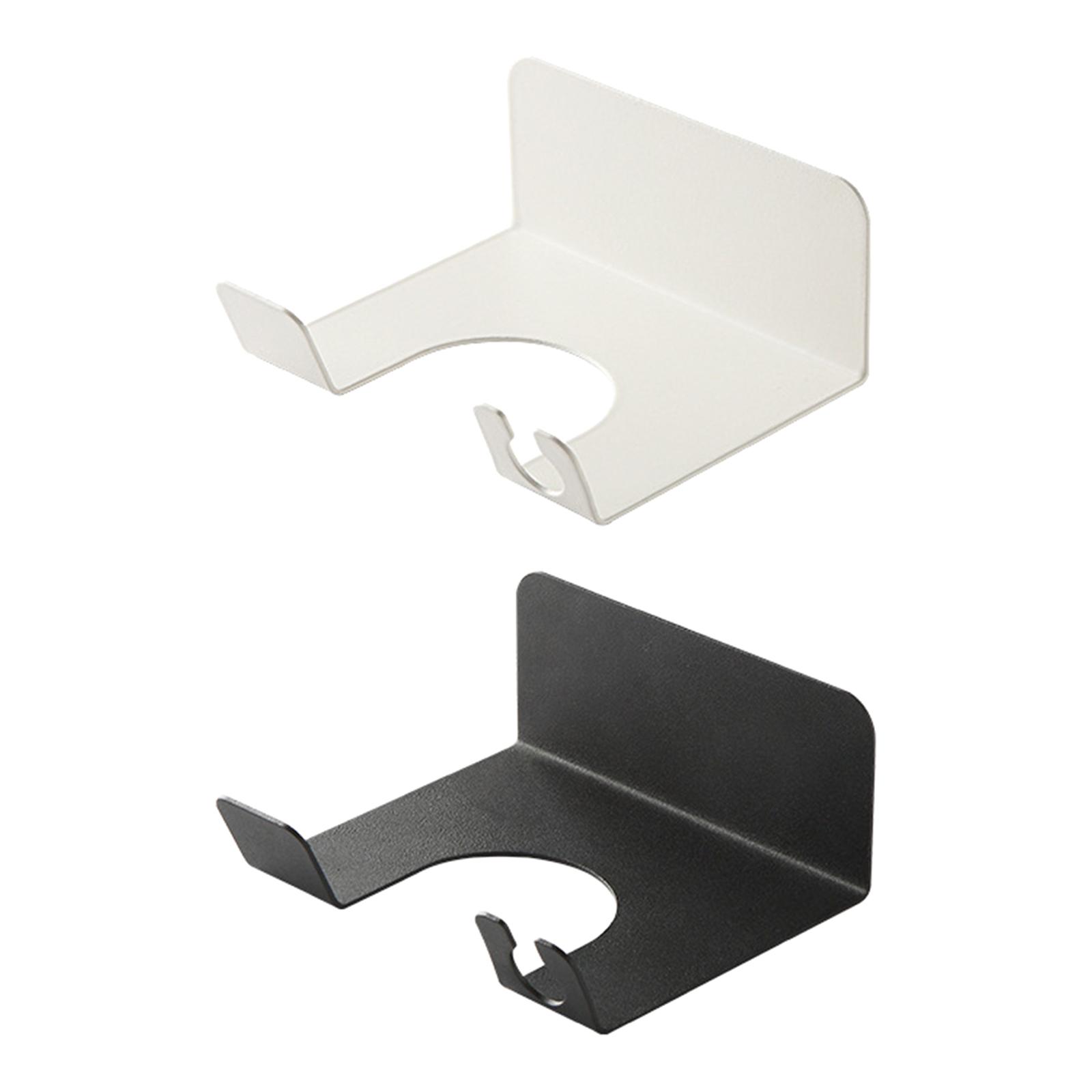 Wall Mounted Hair Dryer Holder Free of Punch Stable Durable Steel Bracket Storage Rack for Bathroom Hotel Straightener Flat Iron