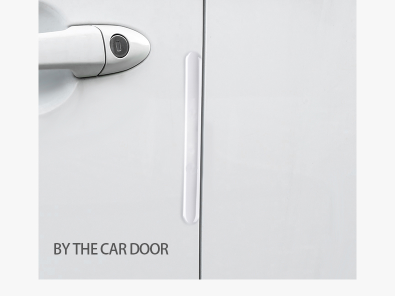 4/8/10Pcs Car Door Transparent Anti Collision Side Edge Protection Guard Protector Bar Stickers Rearview Mirror Protection Strip