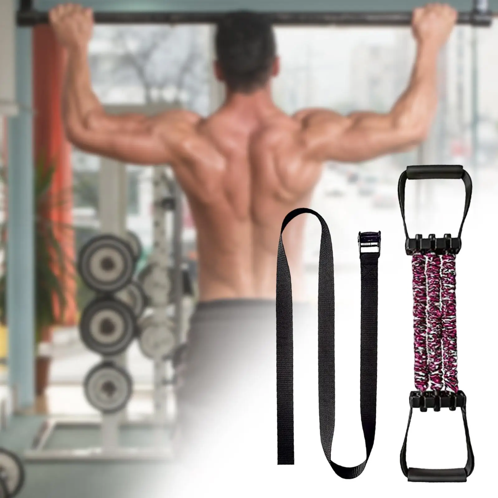 Chin up Assist Band System Chin Up Adjustable for Exercise Training Equipment Improve Arm, Shoulders and Chest Strength