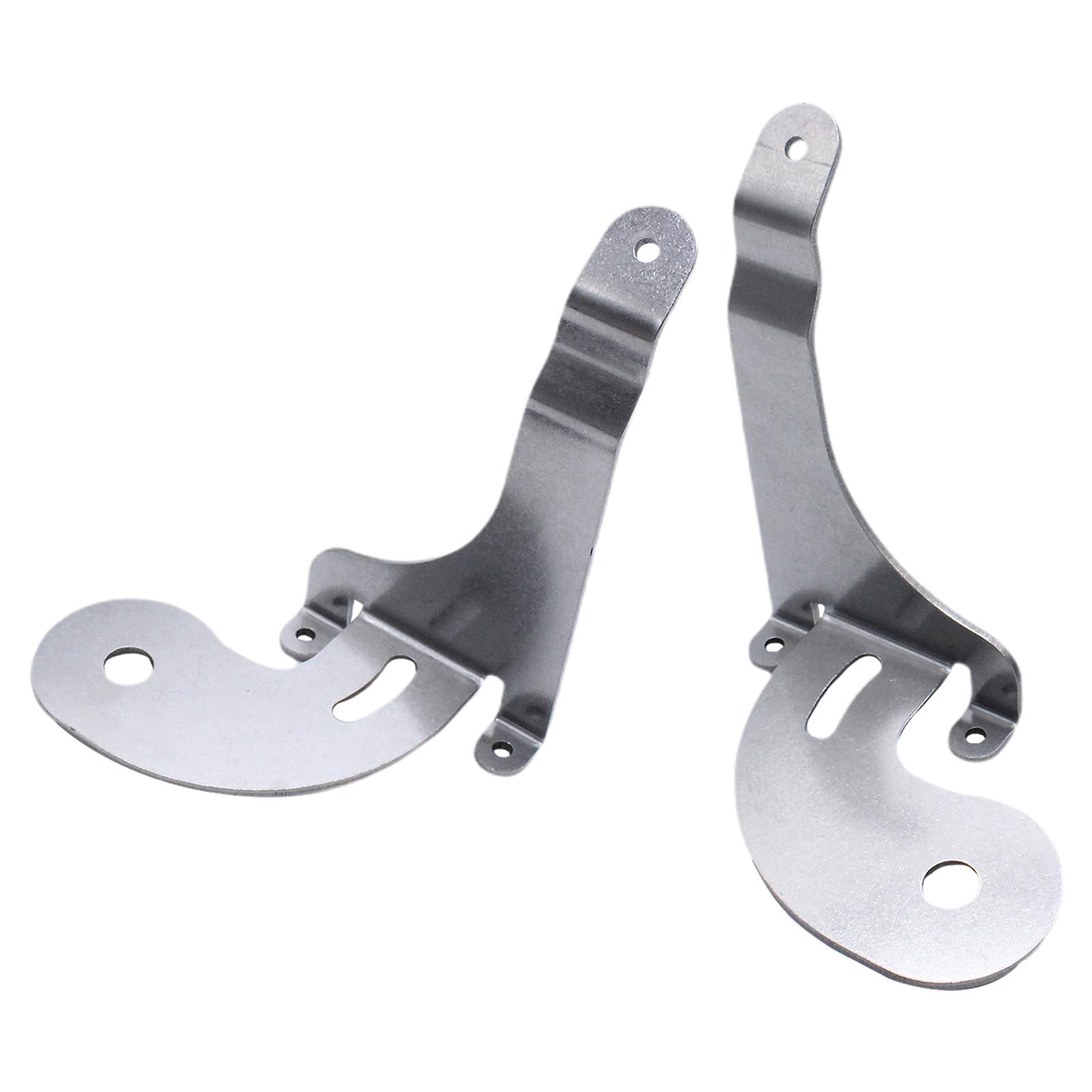 2 Pieces Spotlight Brackets Accessories Auto Chrome Metal Fog Light Spotlamp Fit for  Mini One Cooper S 2001-2006