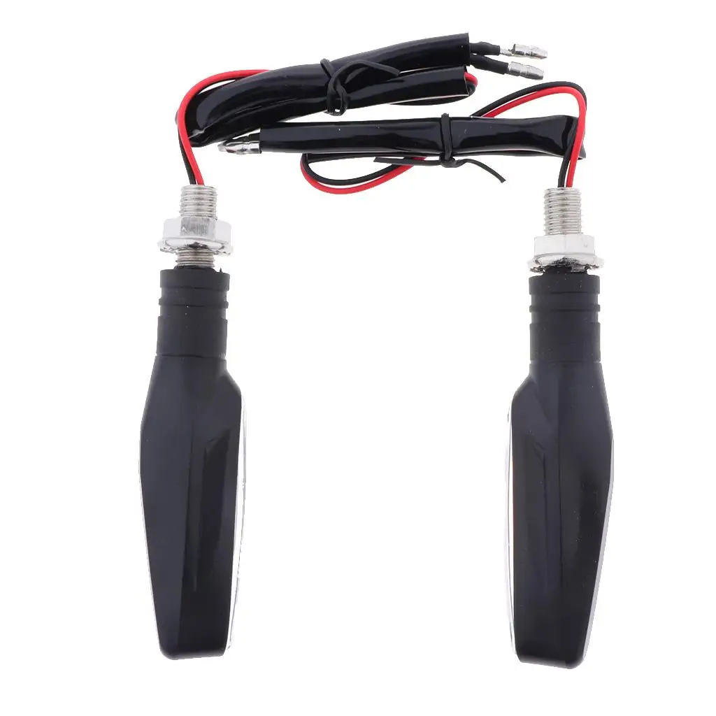 2PCS 12V LED Flowing Motorcycle Turn Signal Light Front Rear BlinkerUniversal