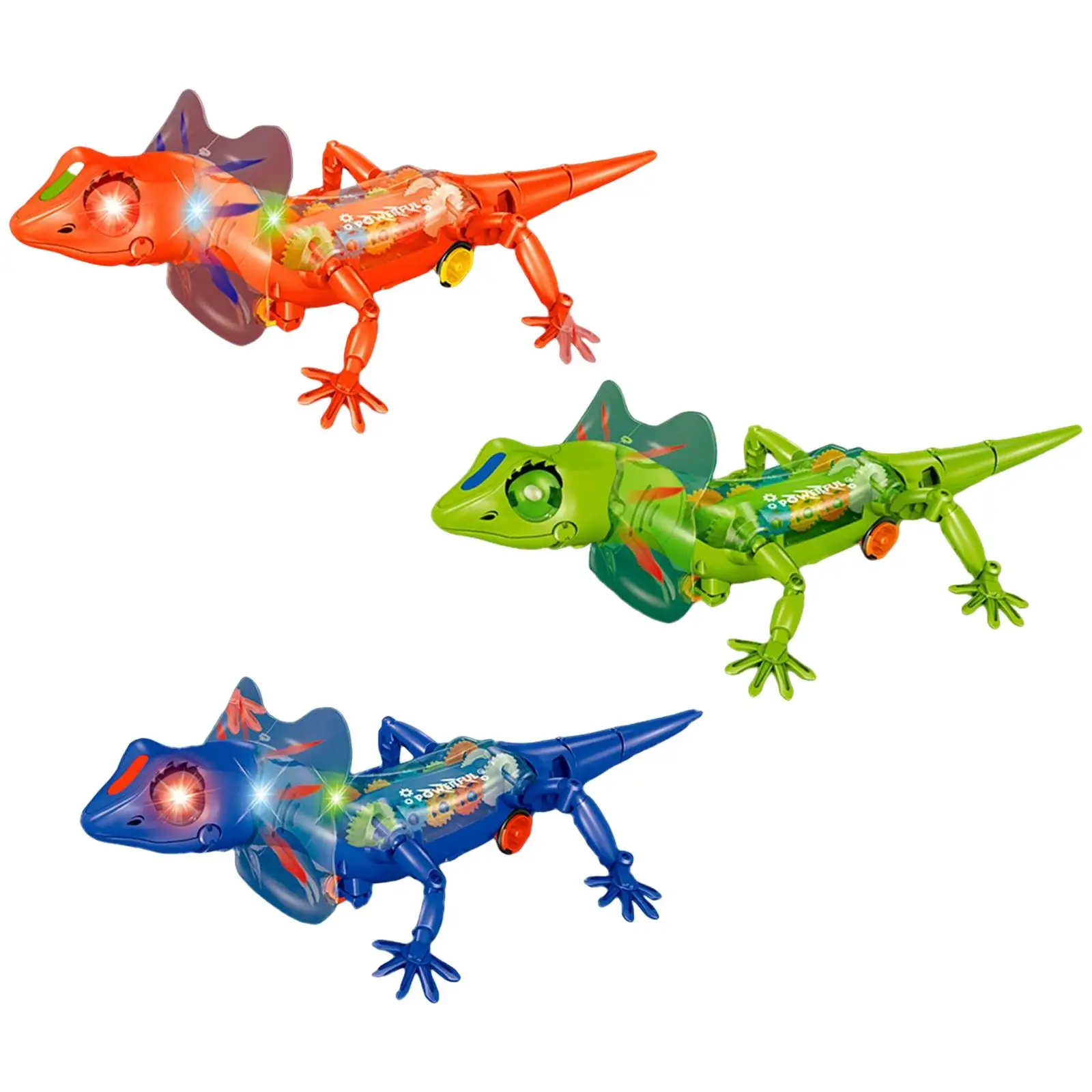 Lizard Battery Powered Robotic Toy Crawling Removable Tail Trick Toy Gift