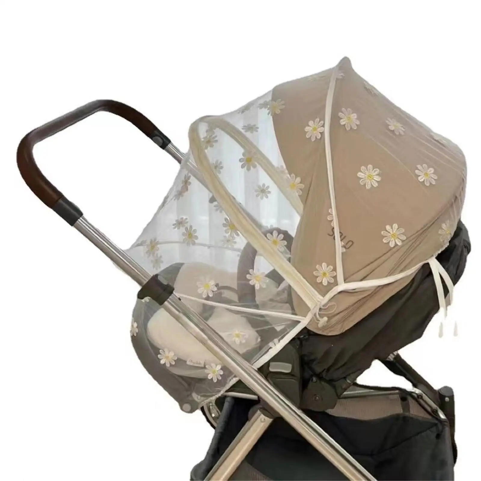 Full Cover Netting Baby Stroller Net Baby Accessories Stretchable Washable Pram Mesh Netting Netting Child Kids